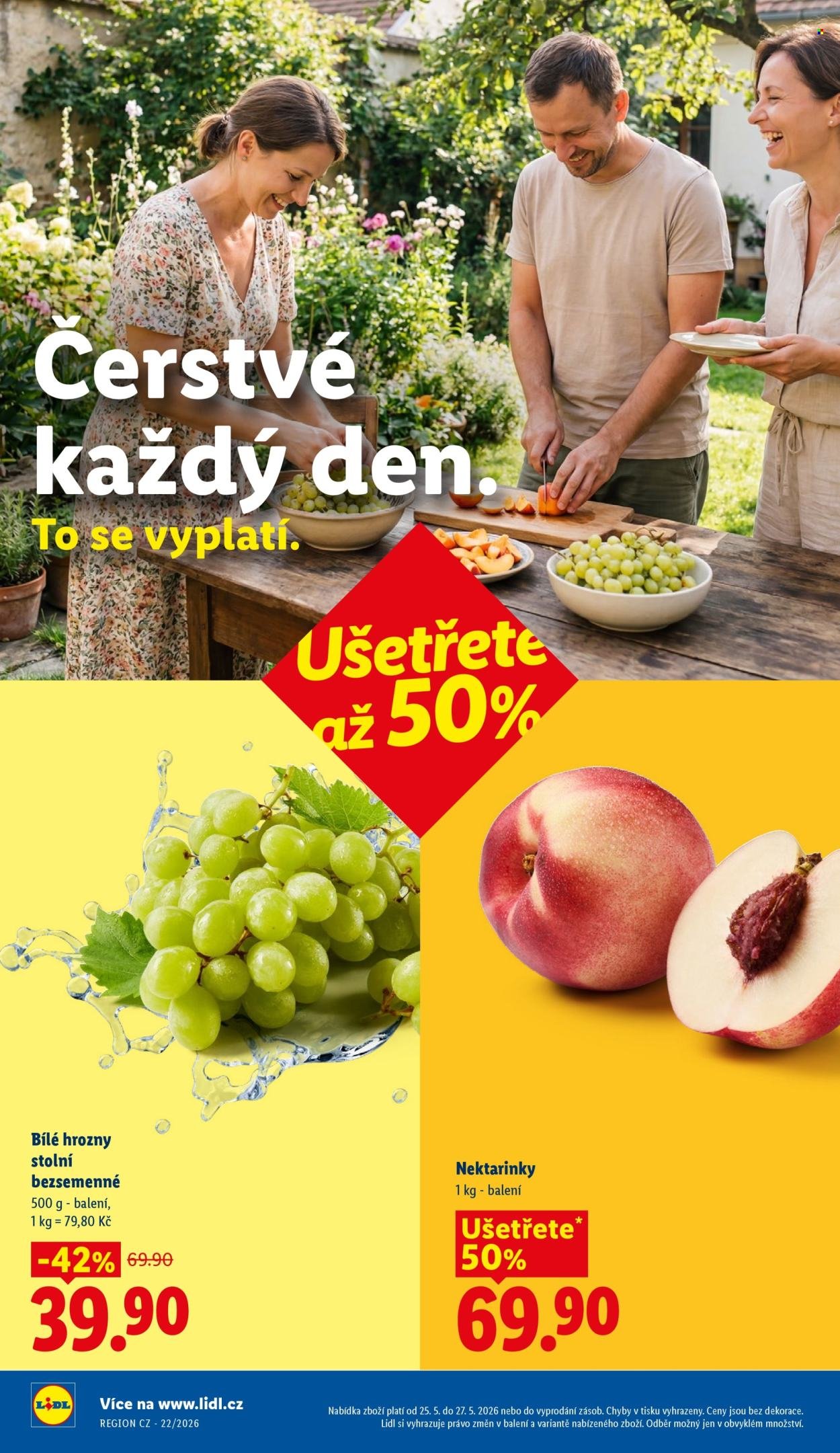 LIDL leták - Od pondělí 25.5.2026 (2026-05-25 - 2026-05-27)