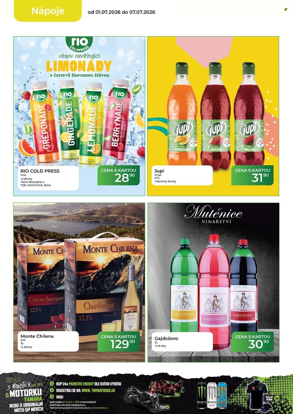 TAMDA FOODS leták - Od středy 1.7.2026