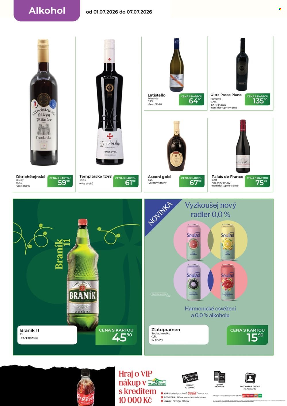 TAMDA FOODS leták - Od středy 1.7.2026