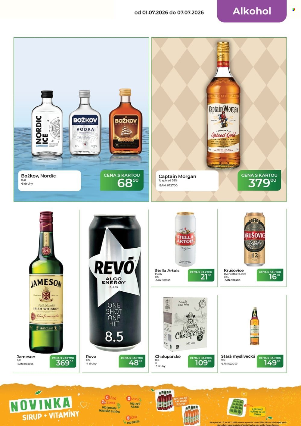 TAMDA FOODS leták - Od středy 1.7.2026