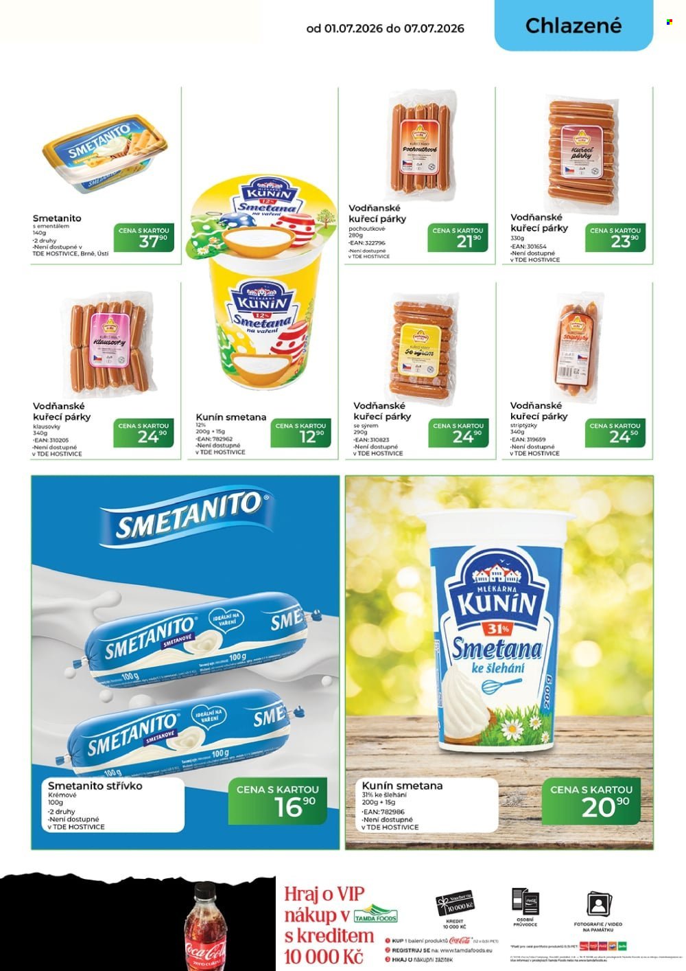 TAMDA FOODS leták - Od středy 1.7.2026