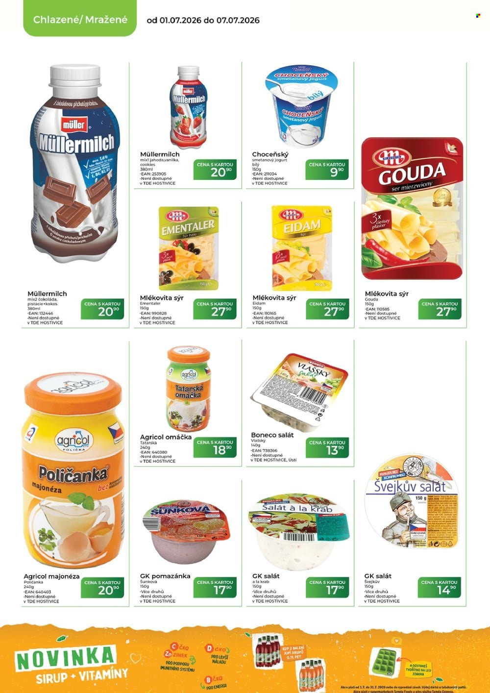 TAMDA FOODS leták - Od středy 1.7.2026