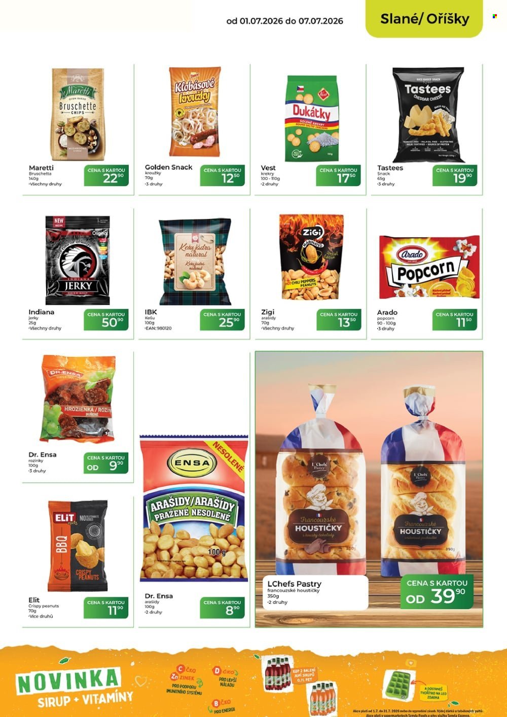 TAMDA FOODS leták - Od středy 1.7.2026
