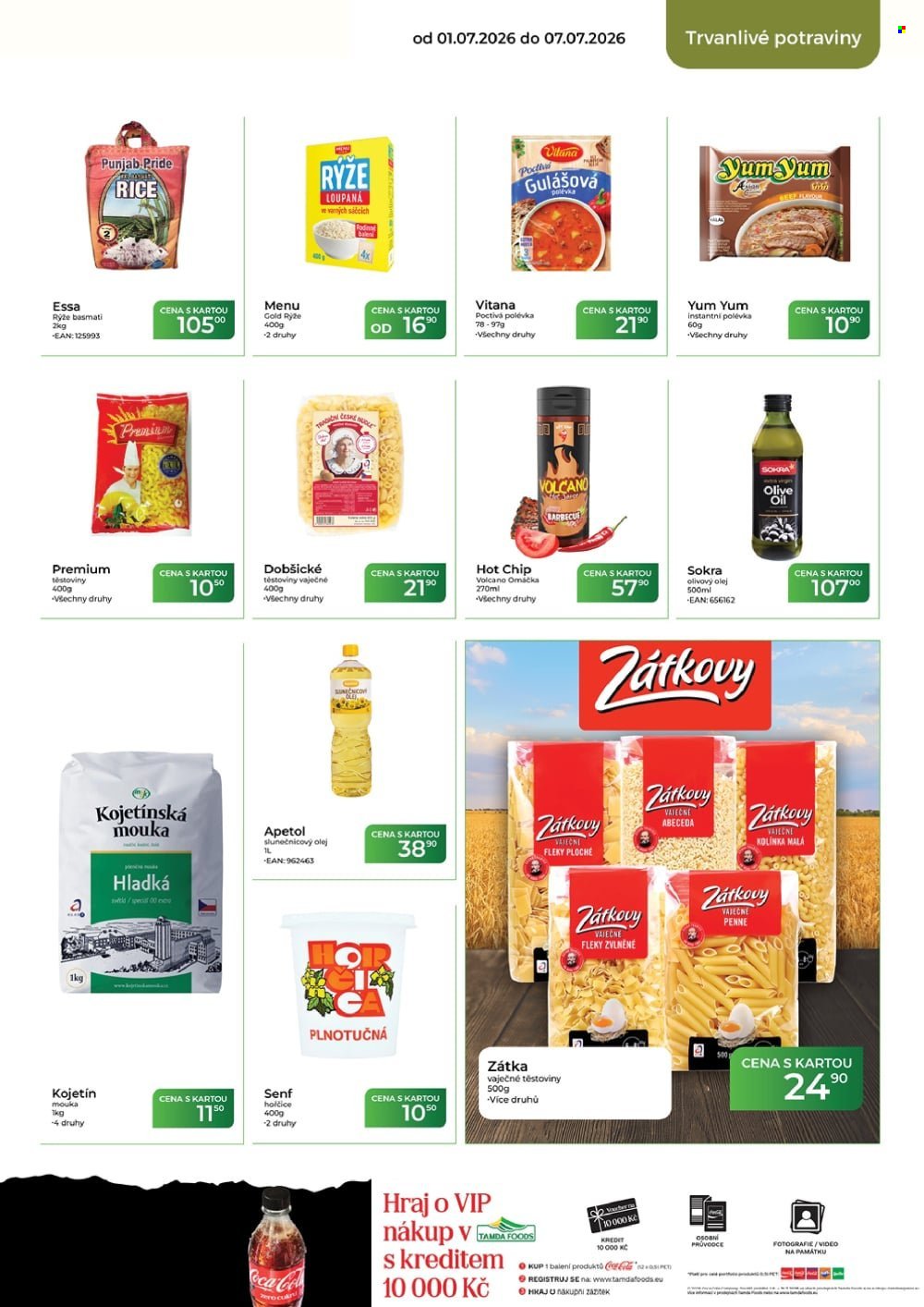 TAMDA FOODS leták - Od středy 1.7.2026
