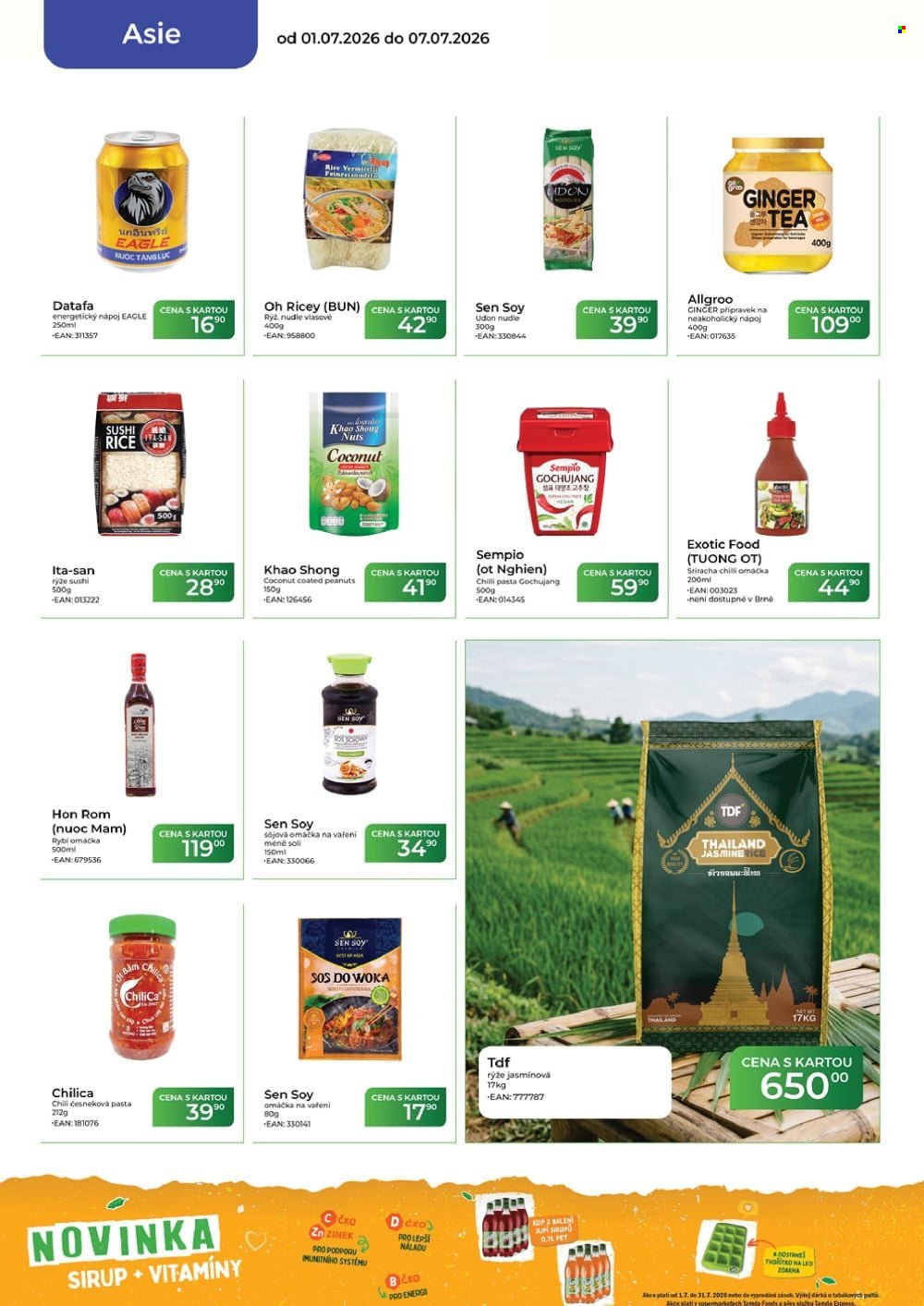 TAMDA FOODS leták - Od středy 1.7.2026