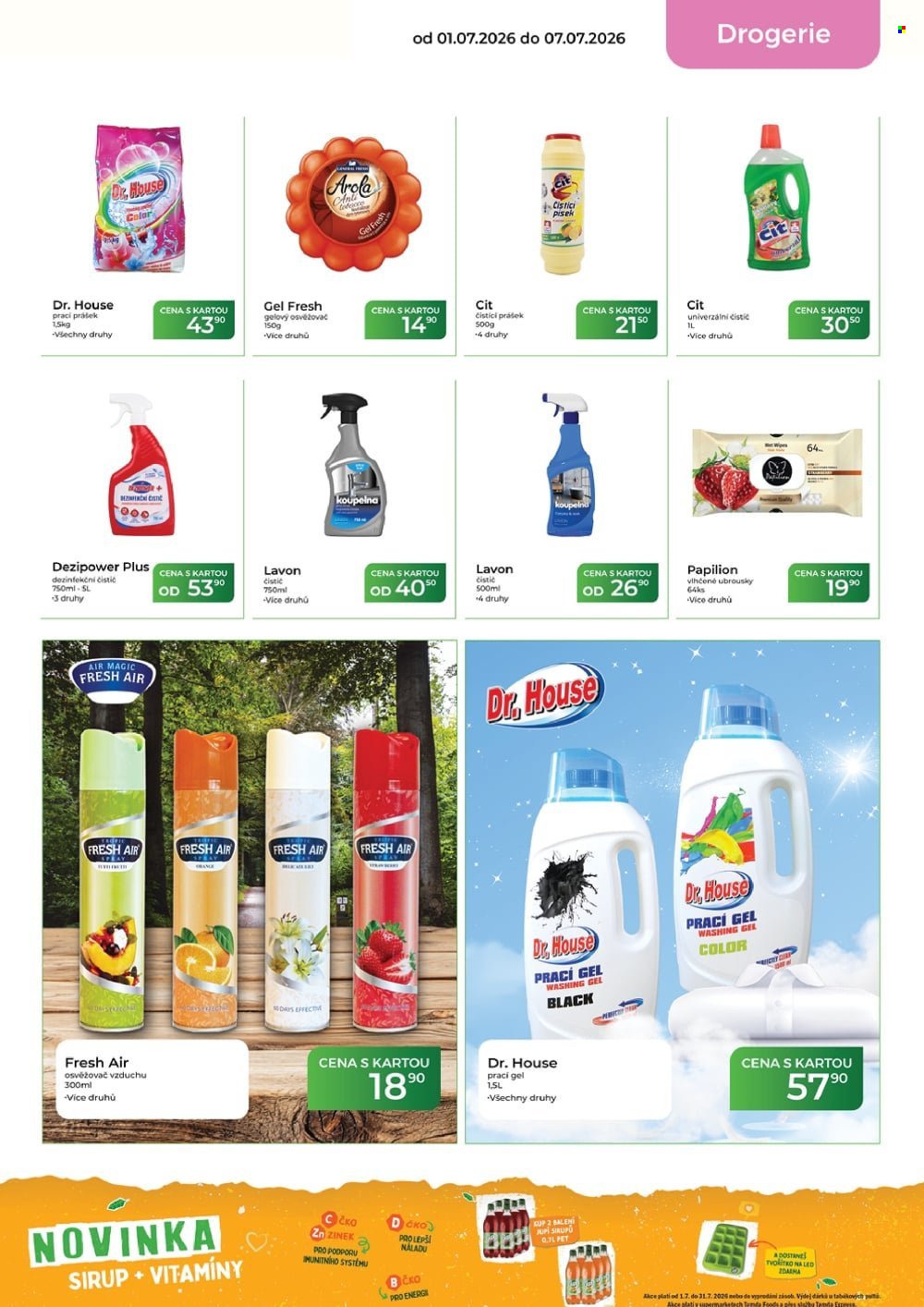 TAMDA FOODS leták - Od středy 1.7.2026
