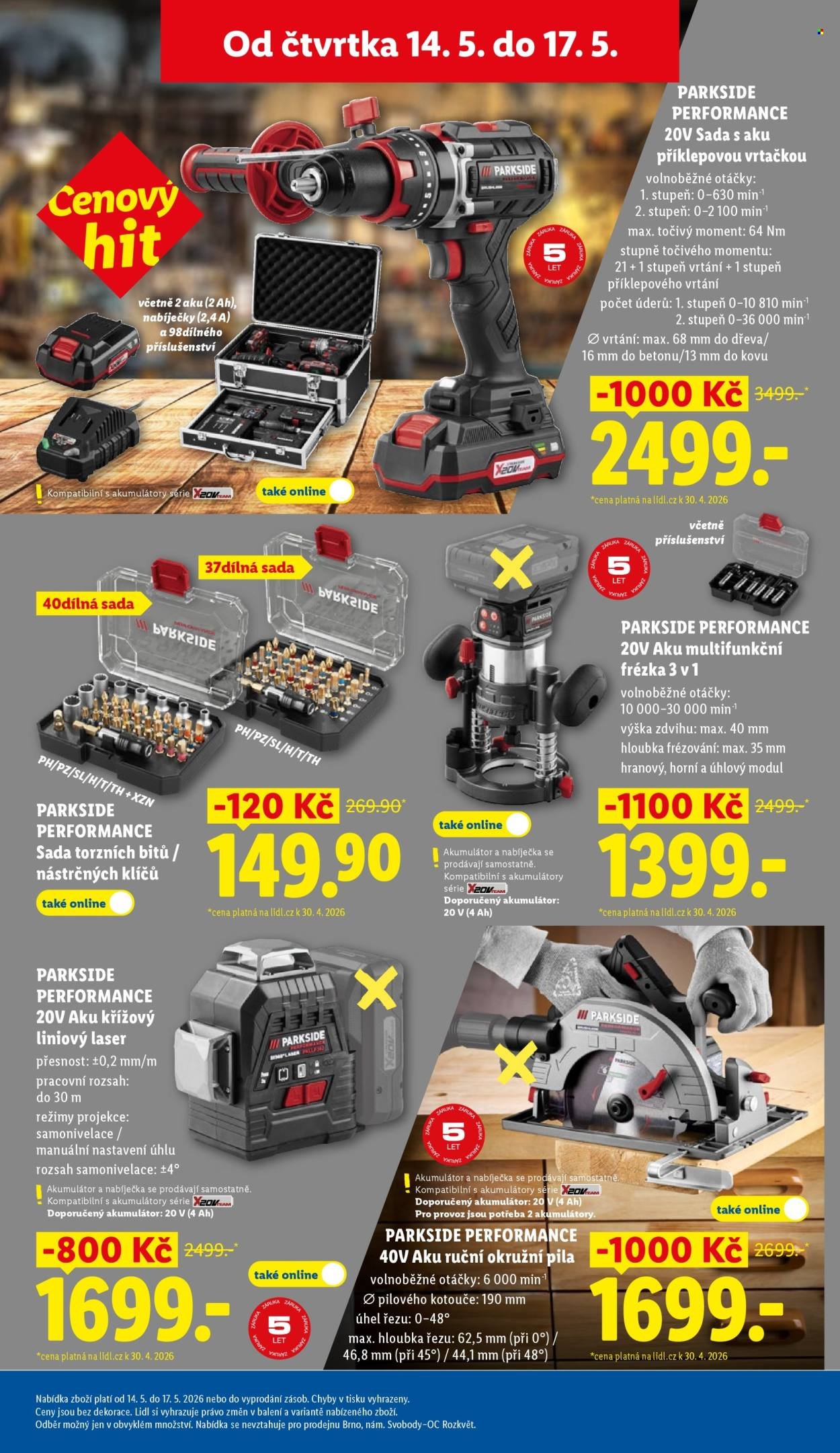 LIDL leták - Spotřební zboží (2026-05-11 - 2026-05-17)