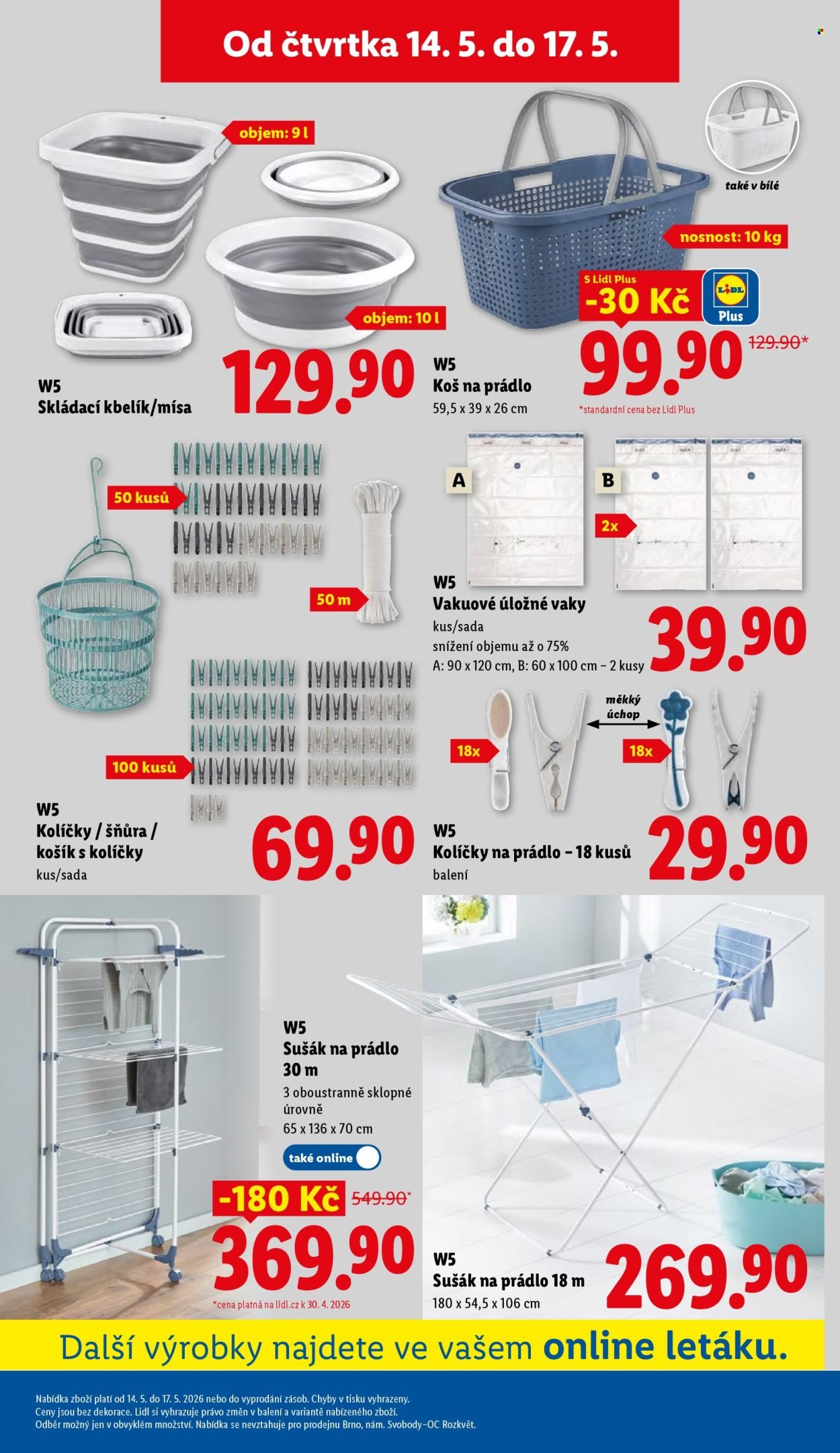 LIDL leták - Spotřební zboží (2026-05-11 - 2026-05-17)