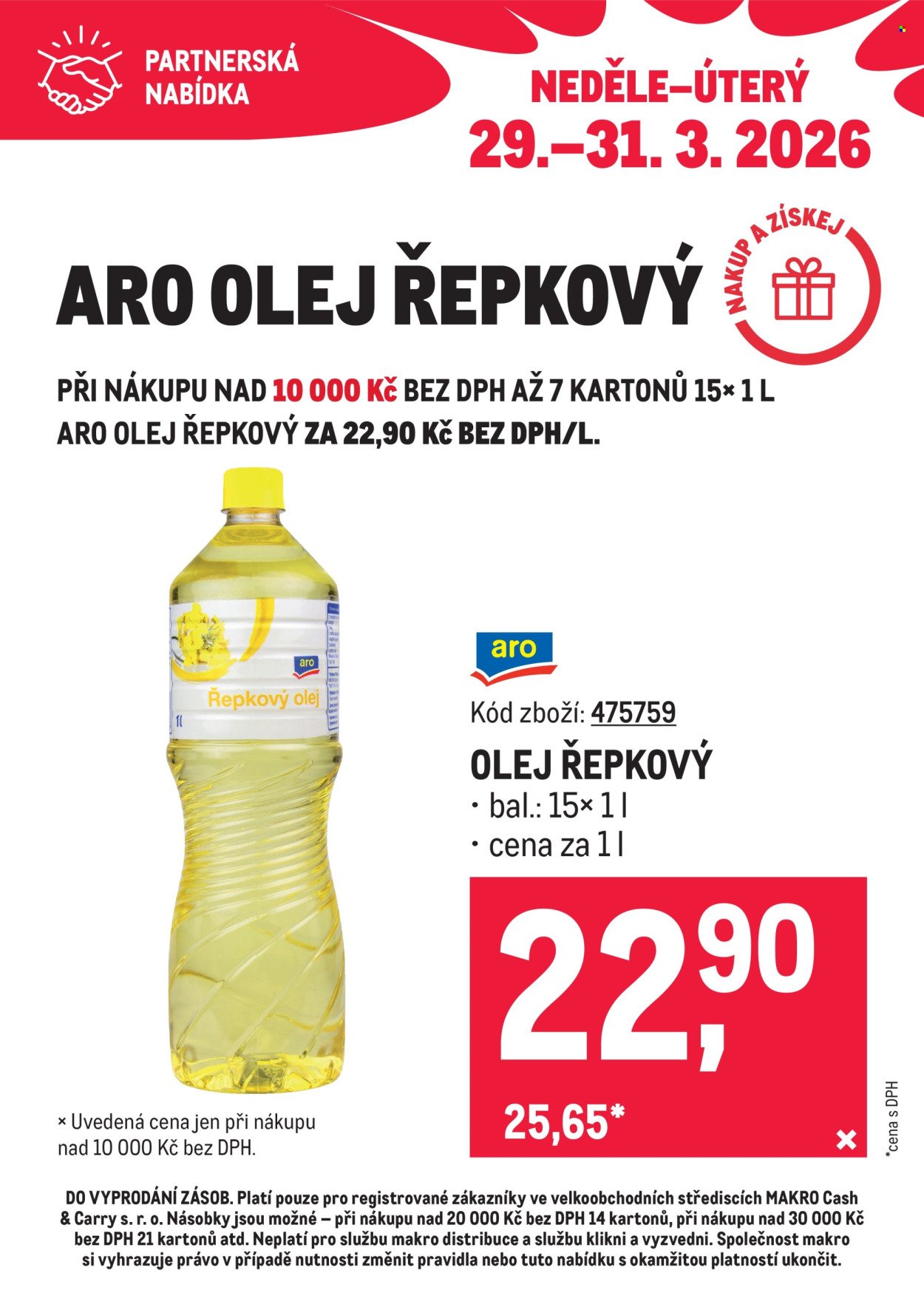 MAKRO leták - Partnerská nabídka (2026-03-29 - 2026-03-31)