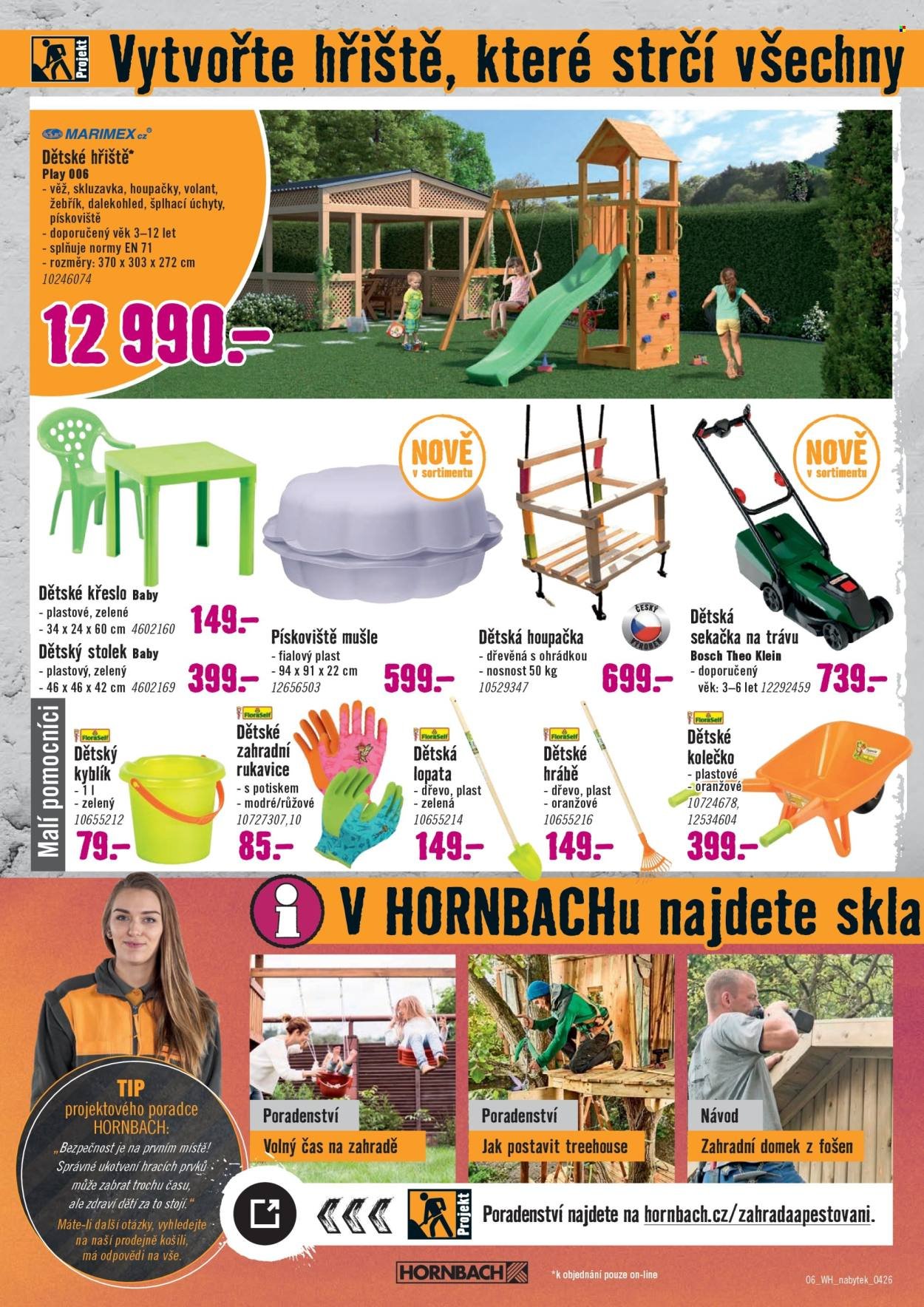 HORNBACH leták - Váš další projekt - Vybavení zahrady (2026-04-15 - 2026-04-29)