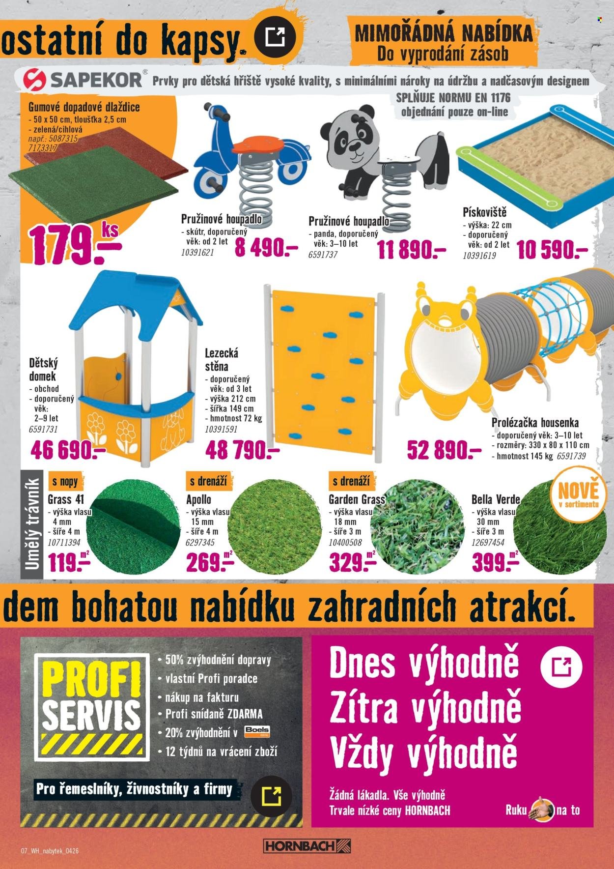 HORNBACH leták - Váš další projekt - Vybavení zahrady (2026-04-15 - 2026-04-29)