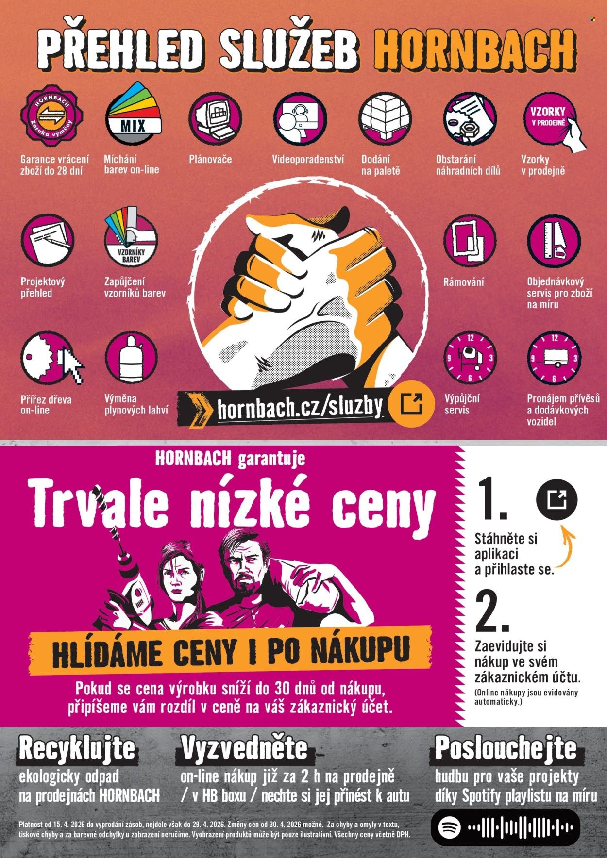 HORNBACH leták - Váš další projekt - Vybavení zahrady (2026-04-15 - 2026-04-29)