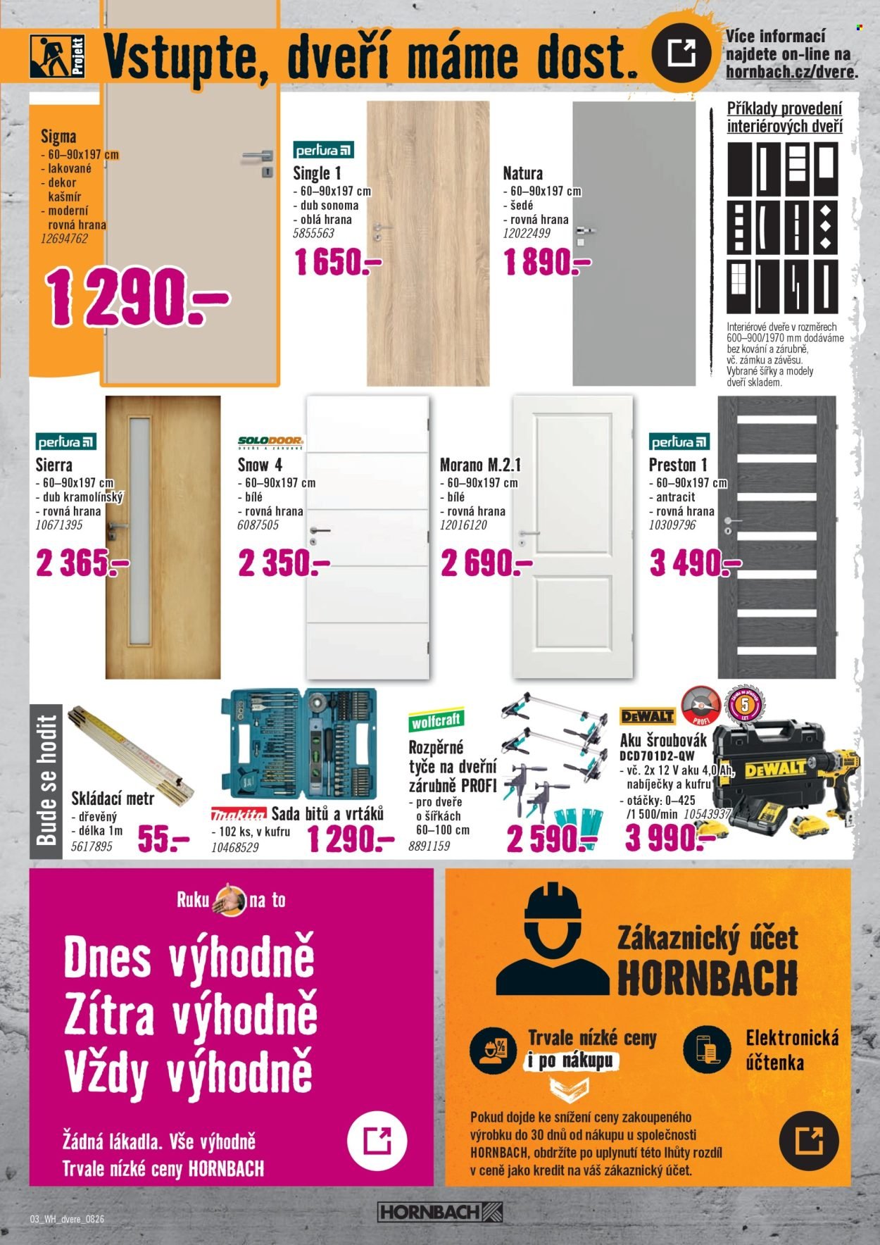 HORNBACH leták - Váš další projekt - Dveře