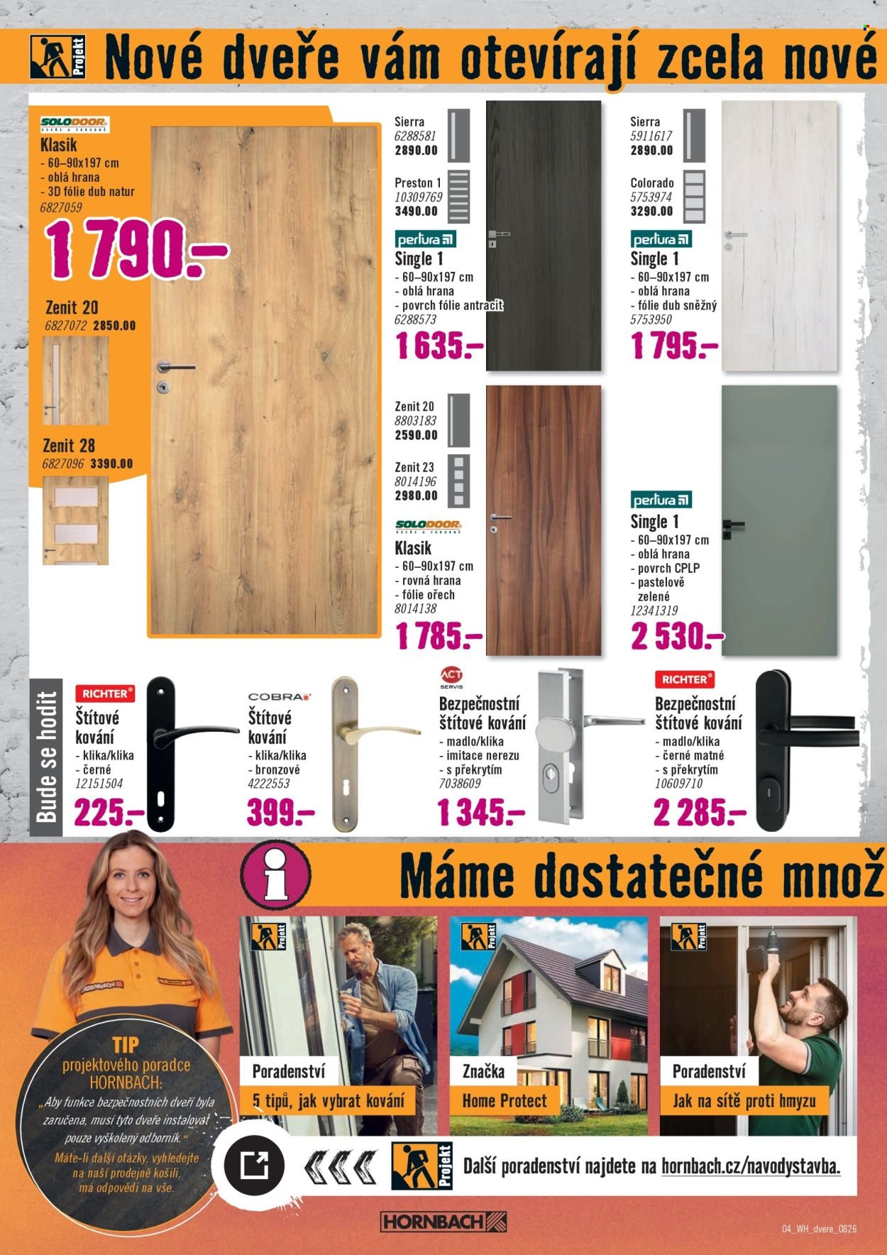 HORNBACH leták - Váš další projekt - Dveře