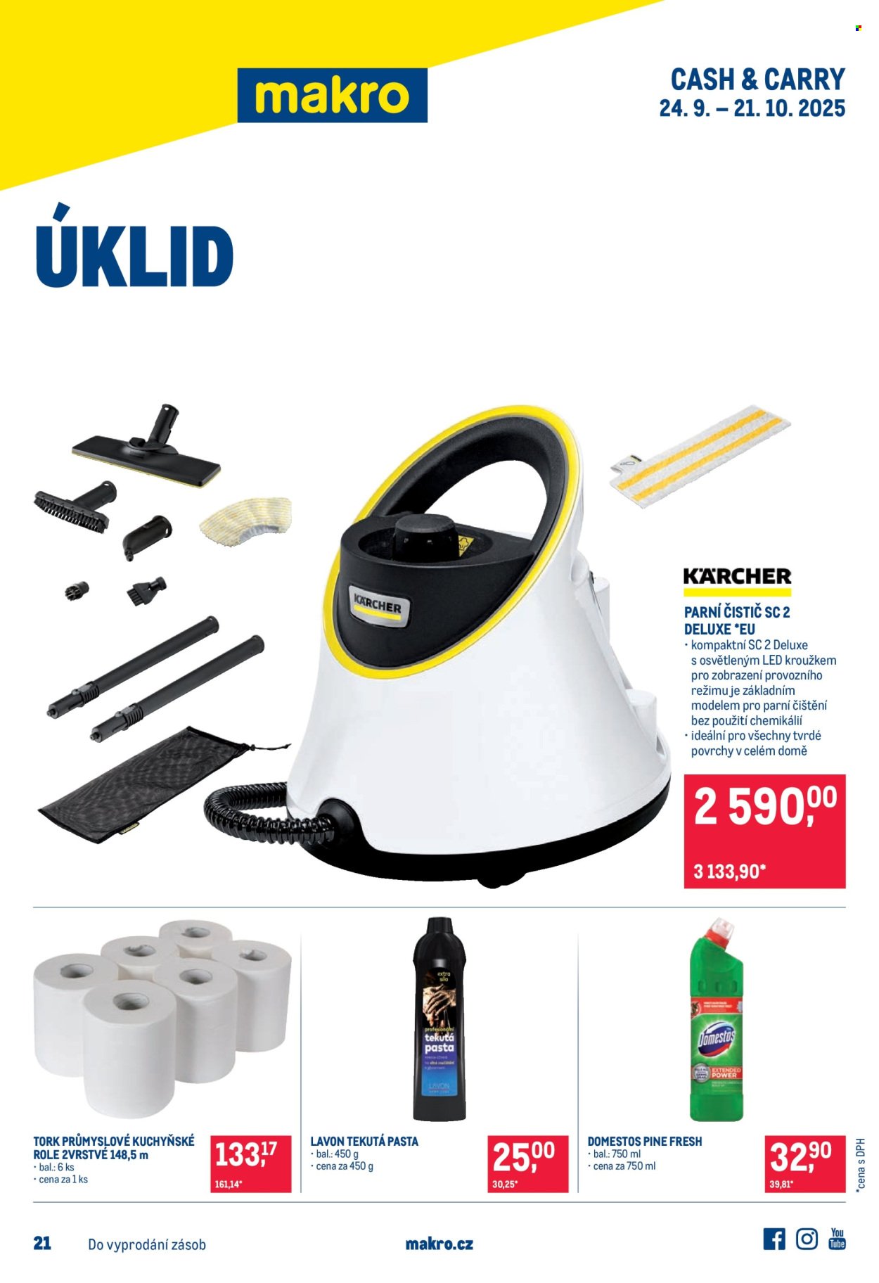 MAKRO leták - Úklid (2025-09-24 - 2025-10-21)
