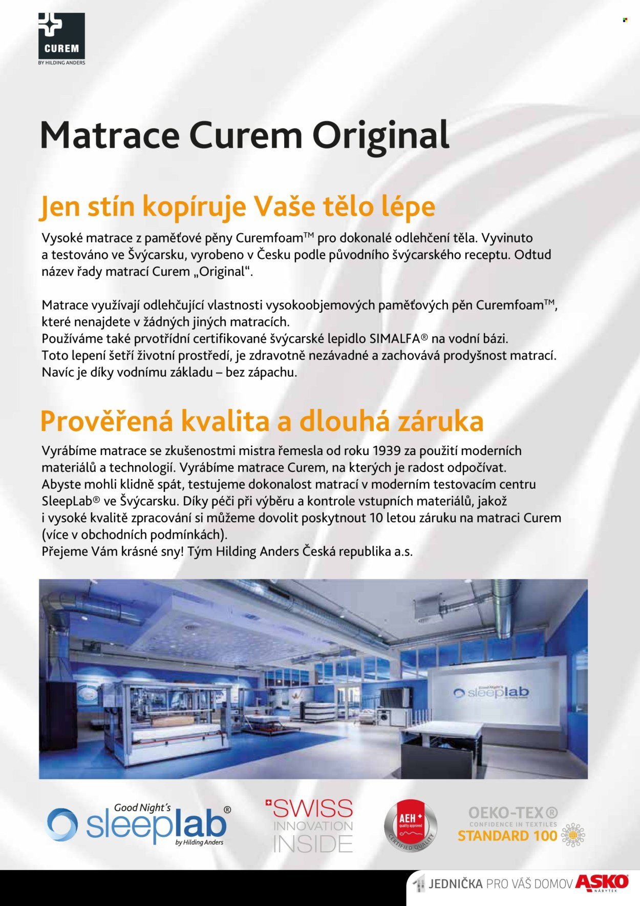 ASKO leták - Matrace Curum (2024-09-26)