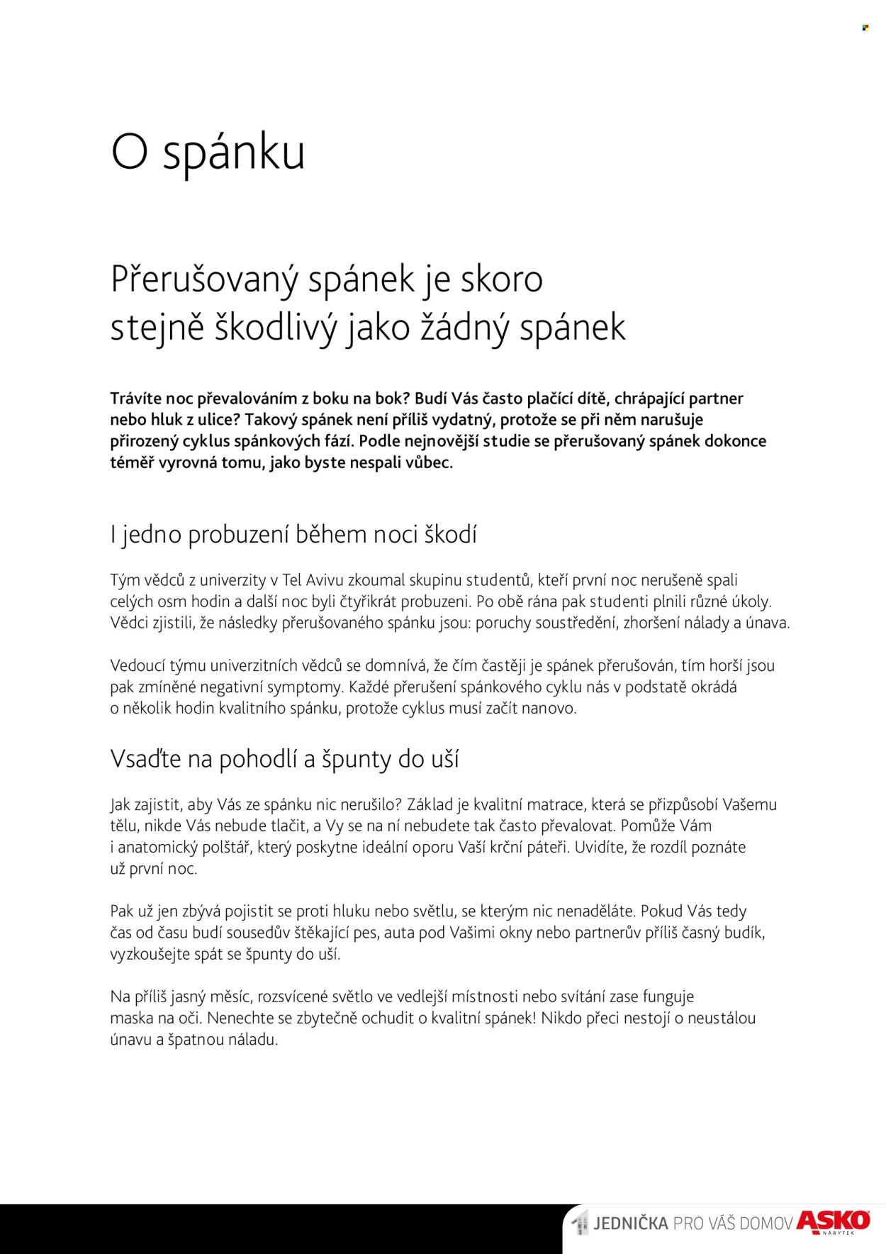 ASKO leták - Matrace Curum (2024-09-26)