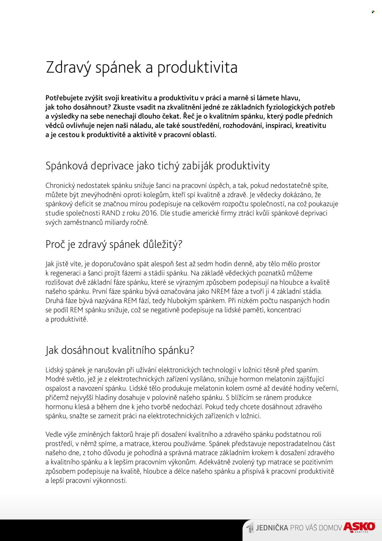 ASKO leták - Matrace Curum (2024-09-26)