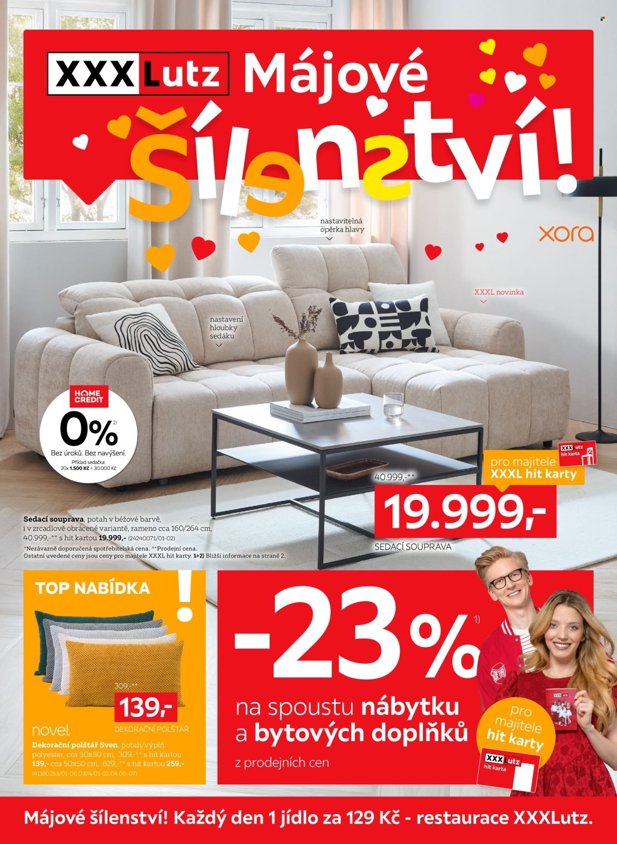 XXXLUTZ leták - Sleva 23 % na téměř vše (2026-05-04 - 2026-05-17)