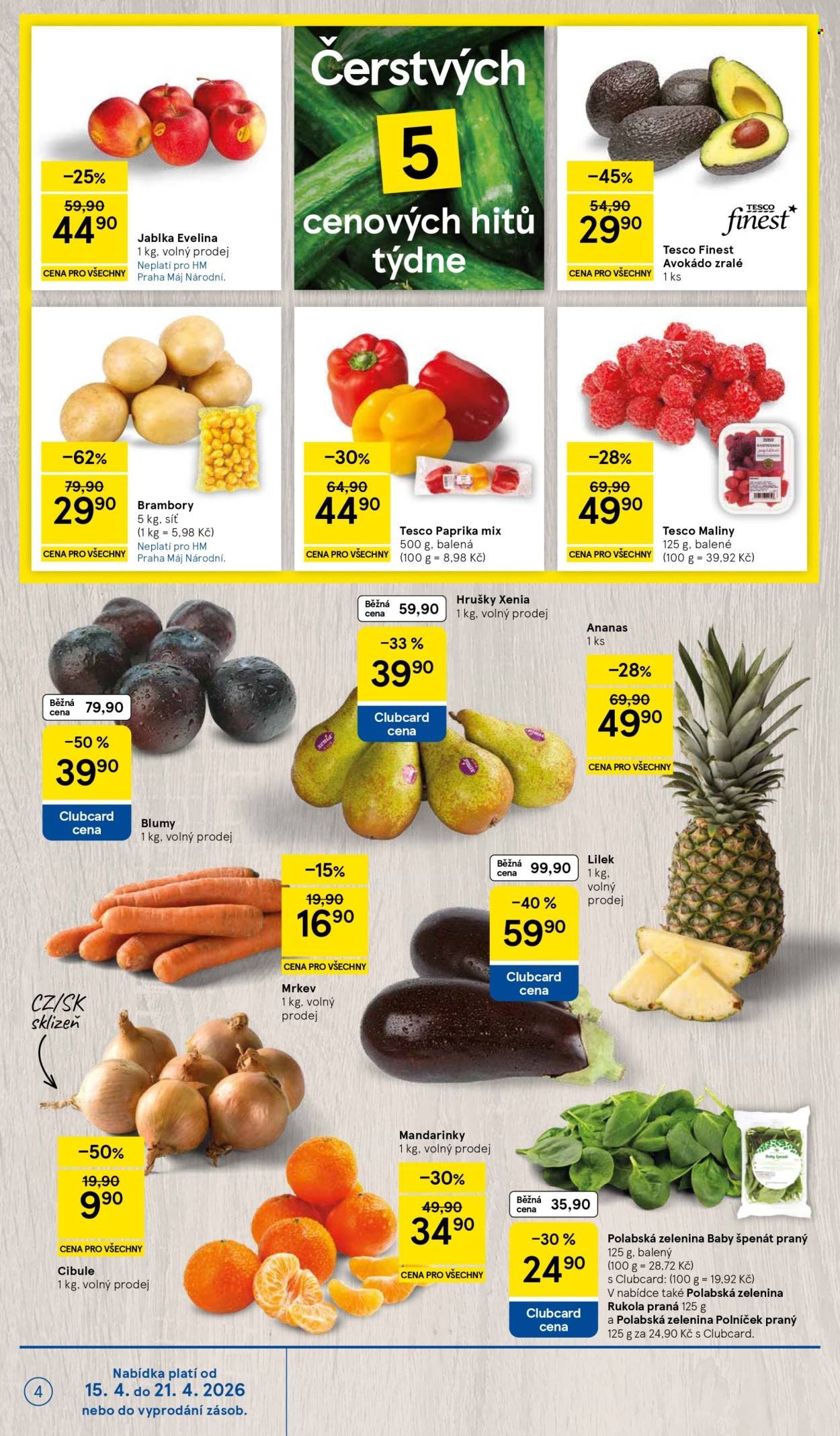 TESCO leták - Počítejte s námi (2026-04-15 - 2026-04-21)