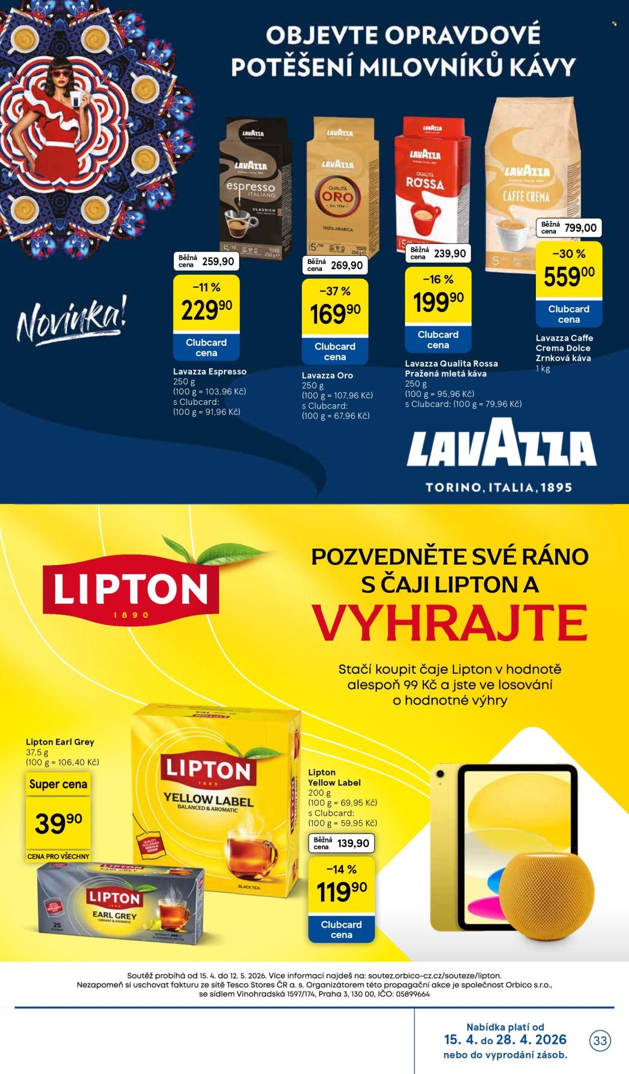 TESCO leták - Počítejte s námi (2026-04-15 - 2026-04-21)