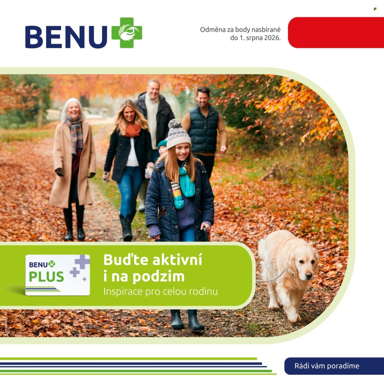 BENU LÉKÁRNA leták - Buďte aktivní i na podzim