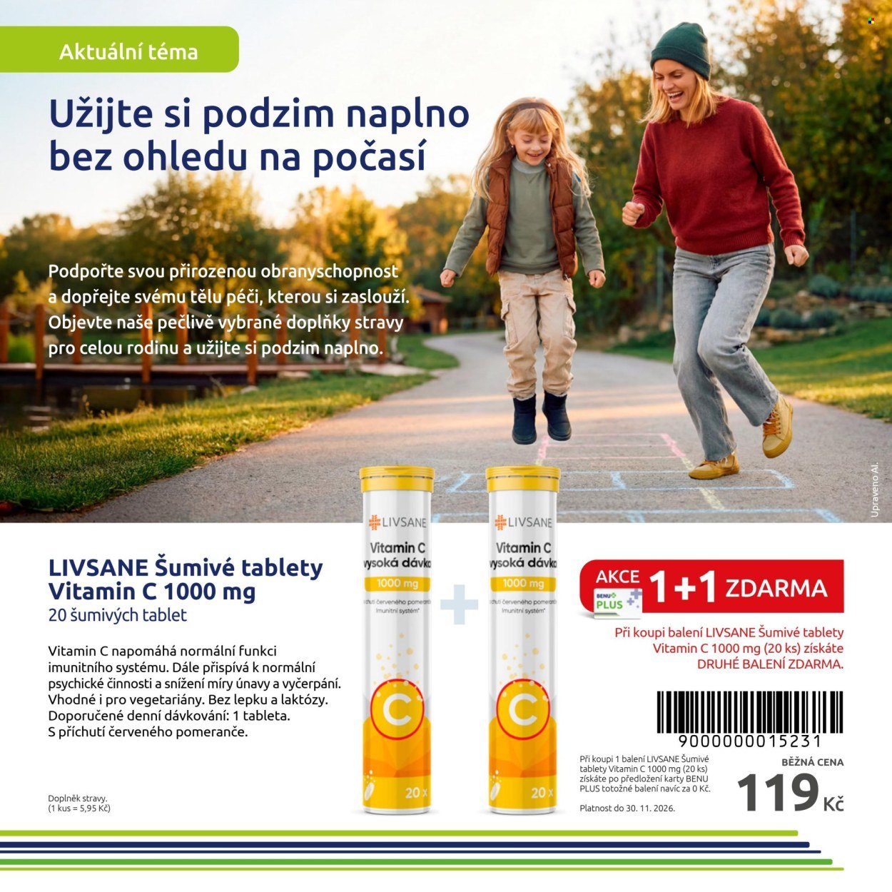 BENU LÉKÁRNA leták - Buďte aktivní i na podzim
