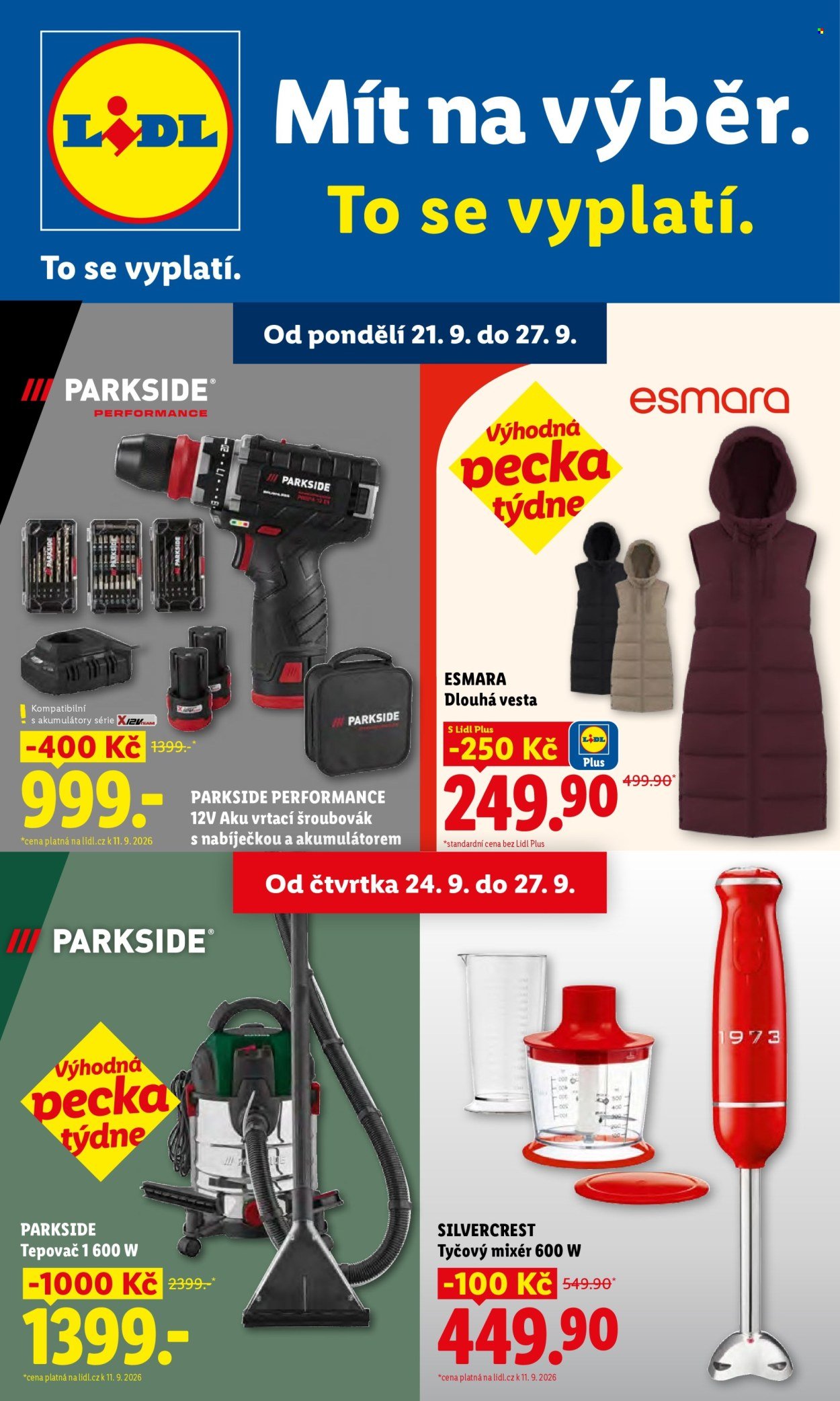 LIDL leták - Spotřební zboží