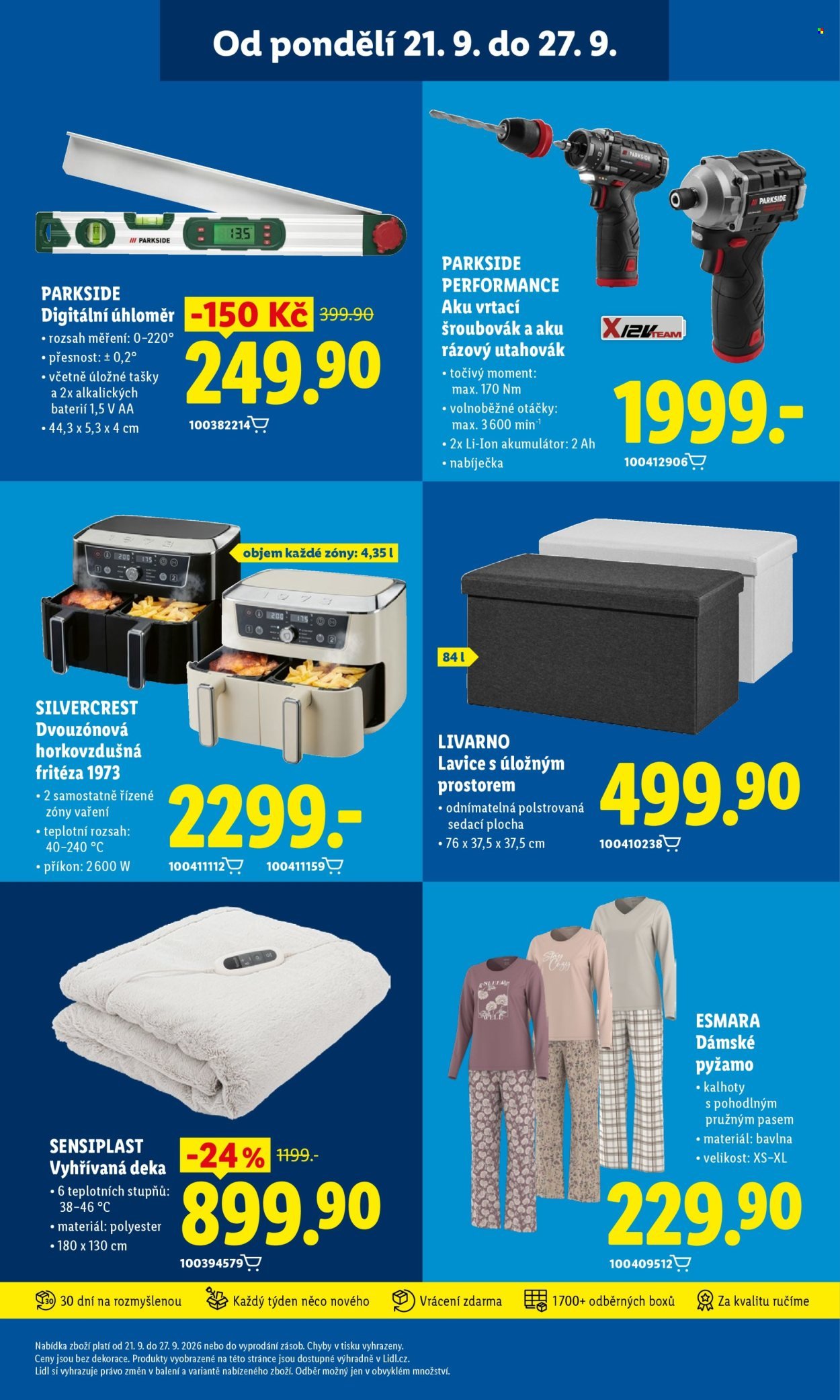 LIDL leták - Spotřební zboží