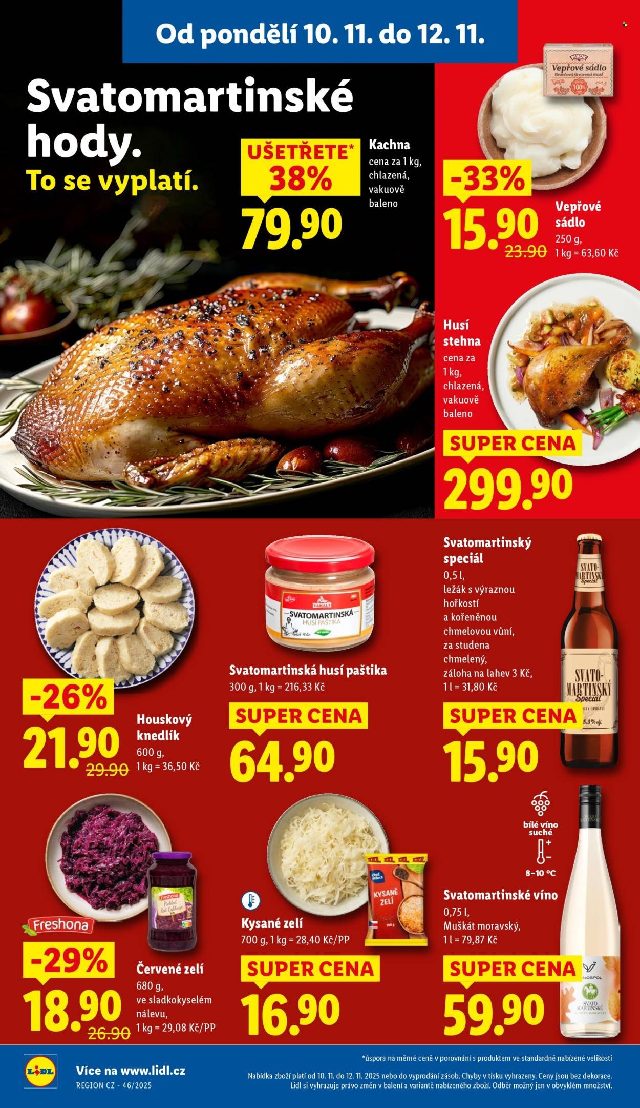 LIDL leták - Od pondělí 10.11.2025 (2025-11-10 - 2025-11-12)
