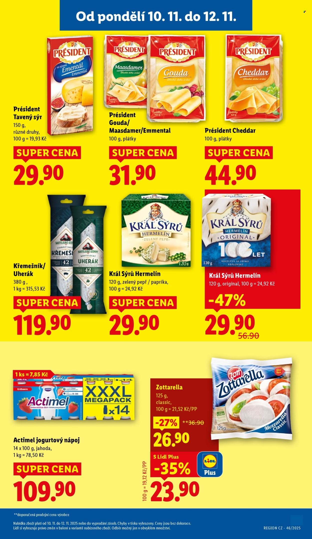 LIDL leták - Od pondělí 10.11.2025 (2025-11-10 - 2025-11-12)