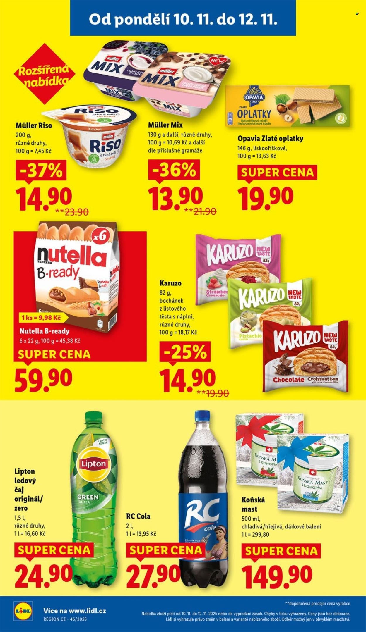 LIDL leták - Od pondělí 10.11.2025 (2025-11-10 - 2025-11-12)