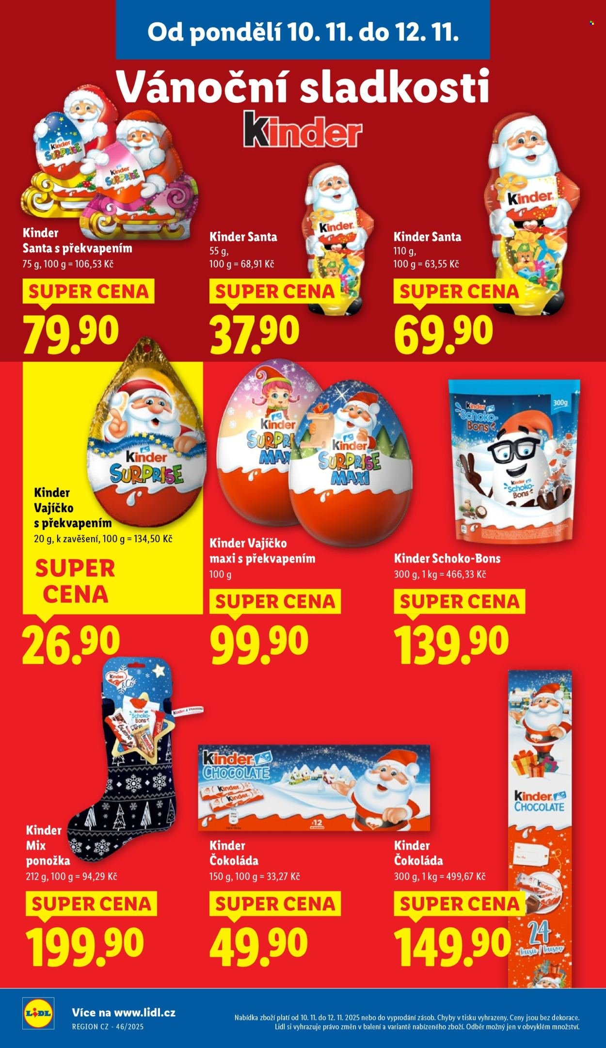 LIDL leták - Od pondělí 10.11.2025 (2025-11-10 - 2025-11-12)