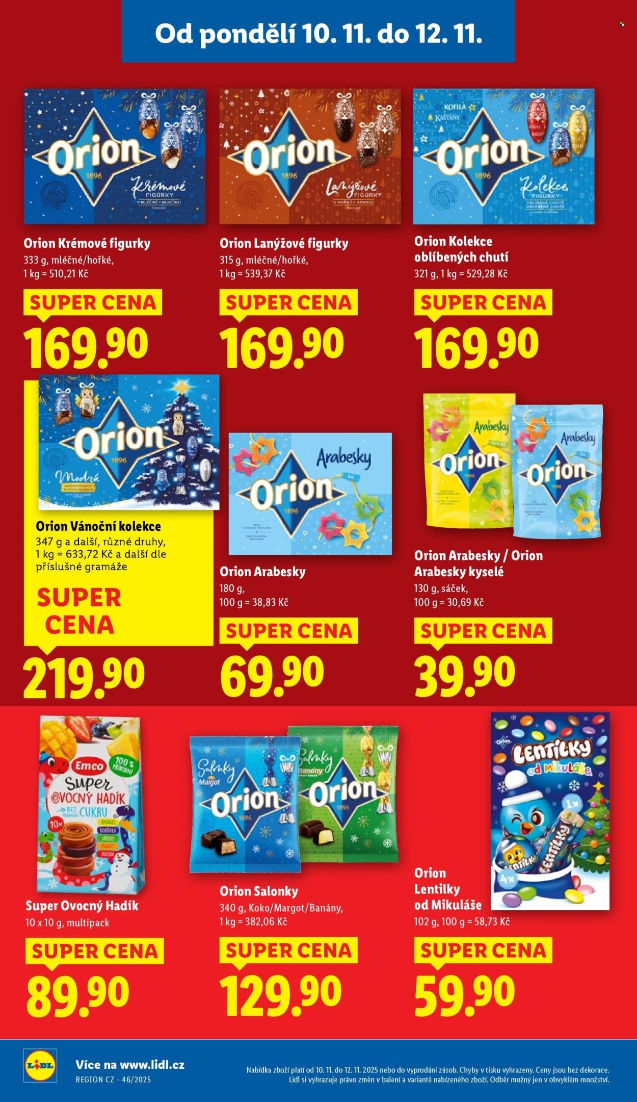 LIDL leták - Od pondělí 10.11.2025 (2025-11-10 - 2025-11-12)
