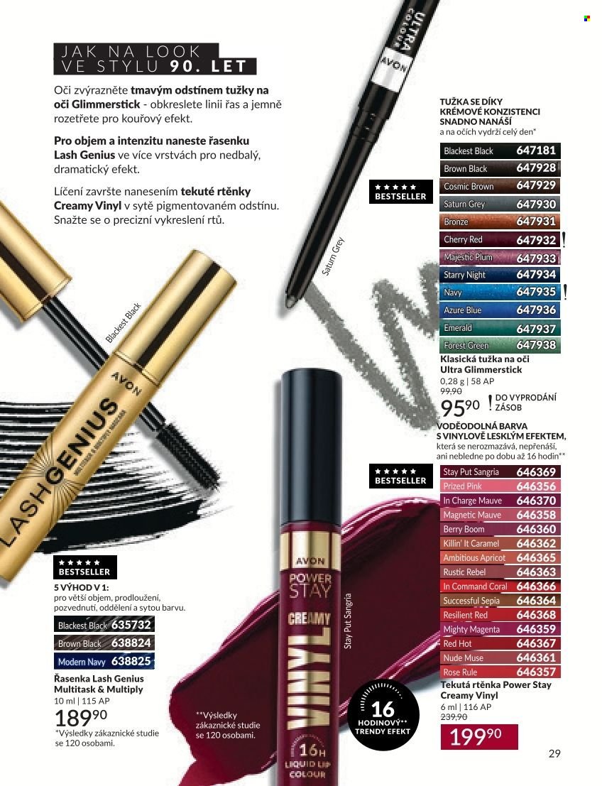 AVON leták - Katalog 9