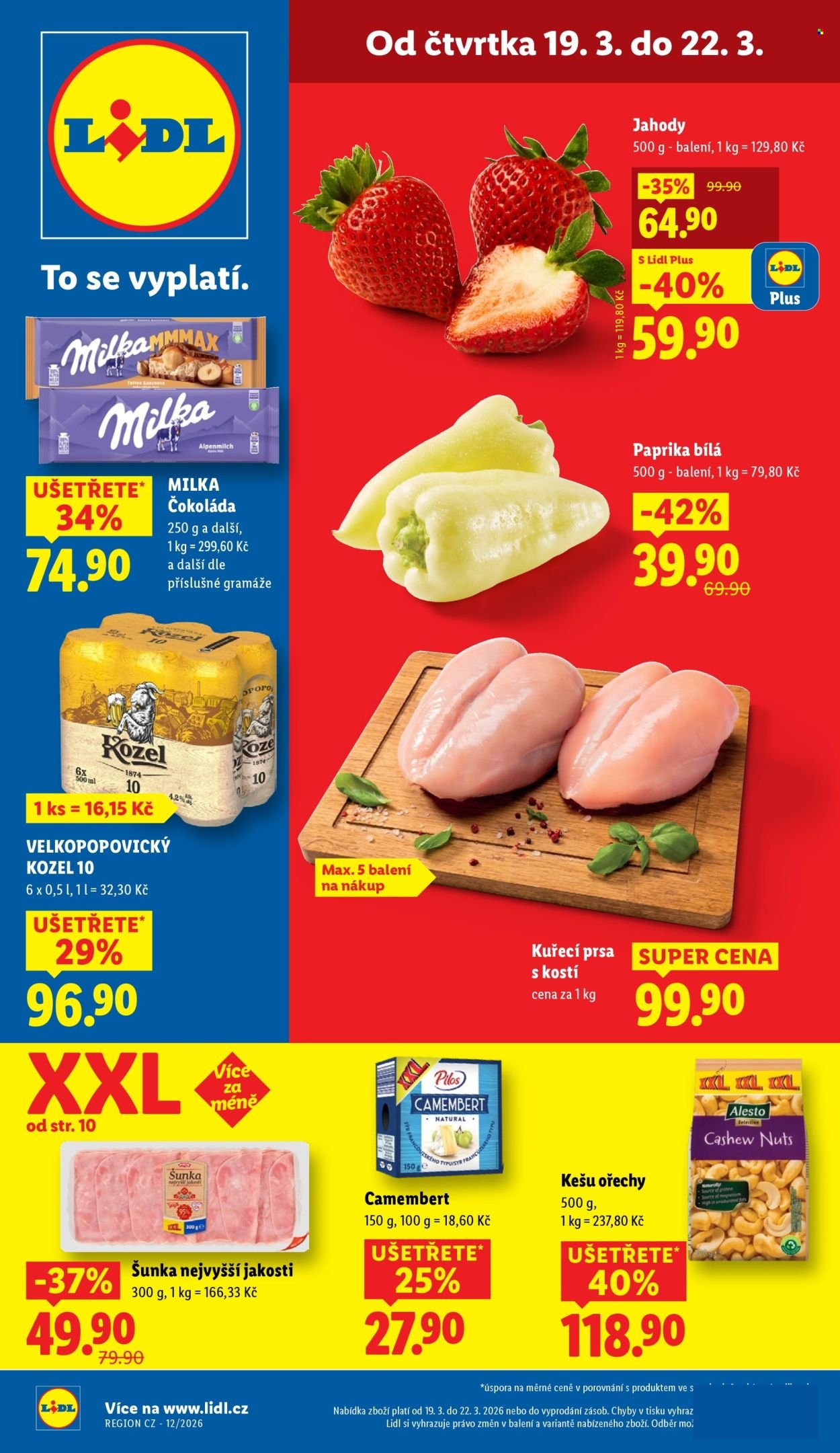 LIDL leták - Od čtvrtka 19.3.2026 (2026-03-19 - 2026-03-22)