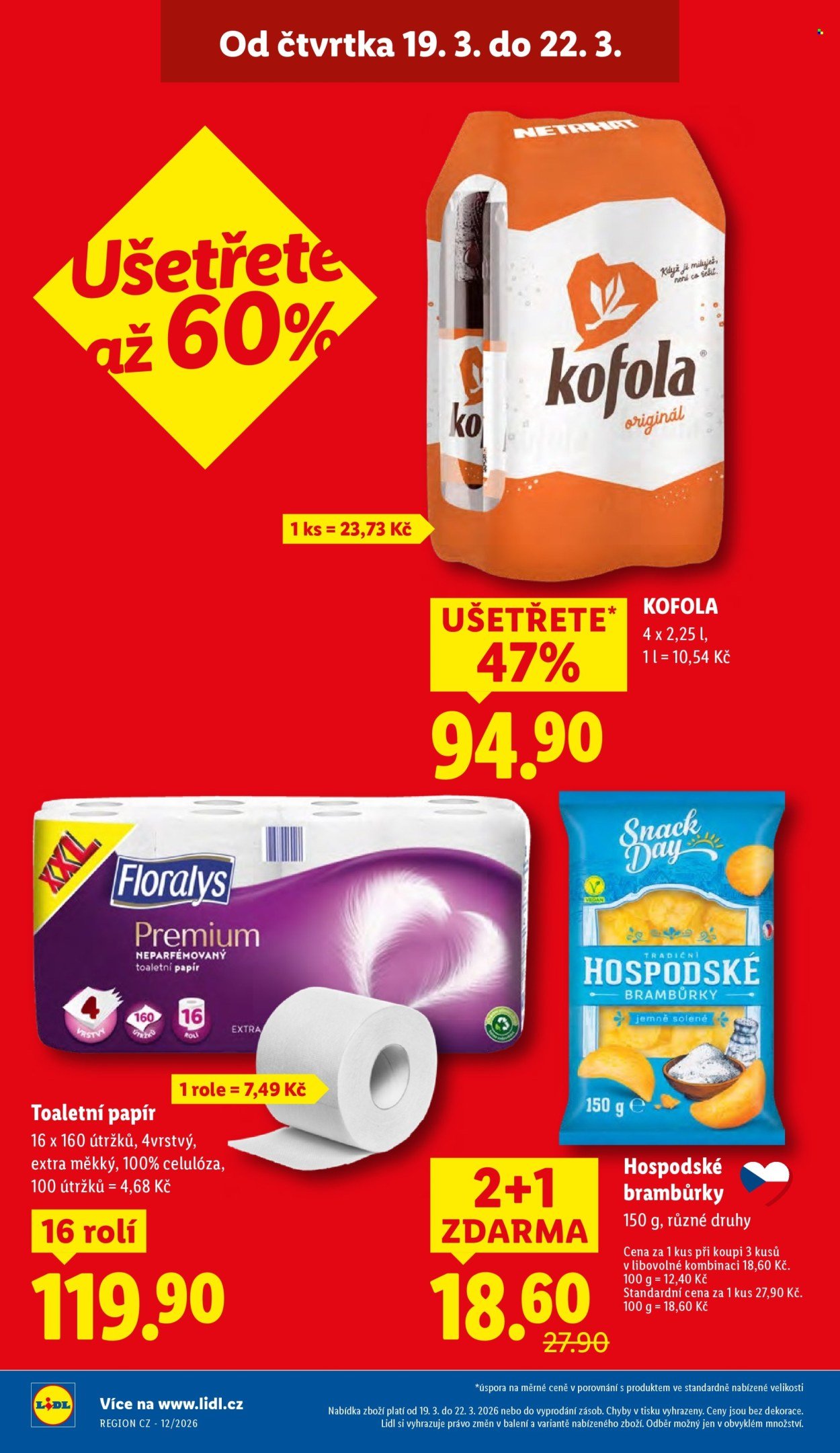 LIDL leták - Od čtvrtka 19.3.2026 (2026-03-19 - 2026-03-22)