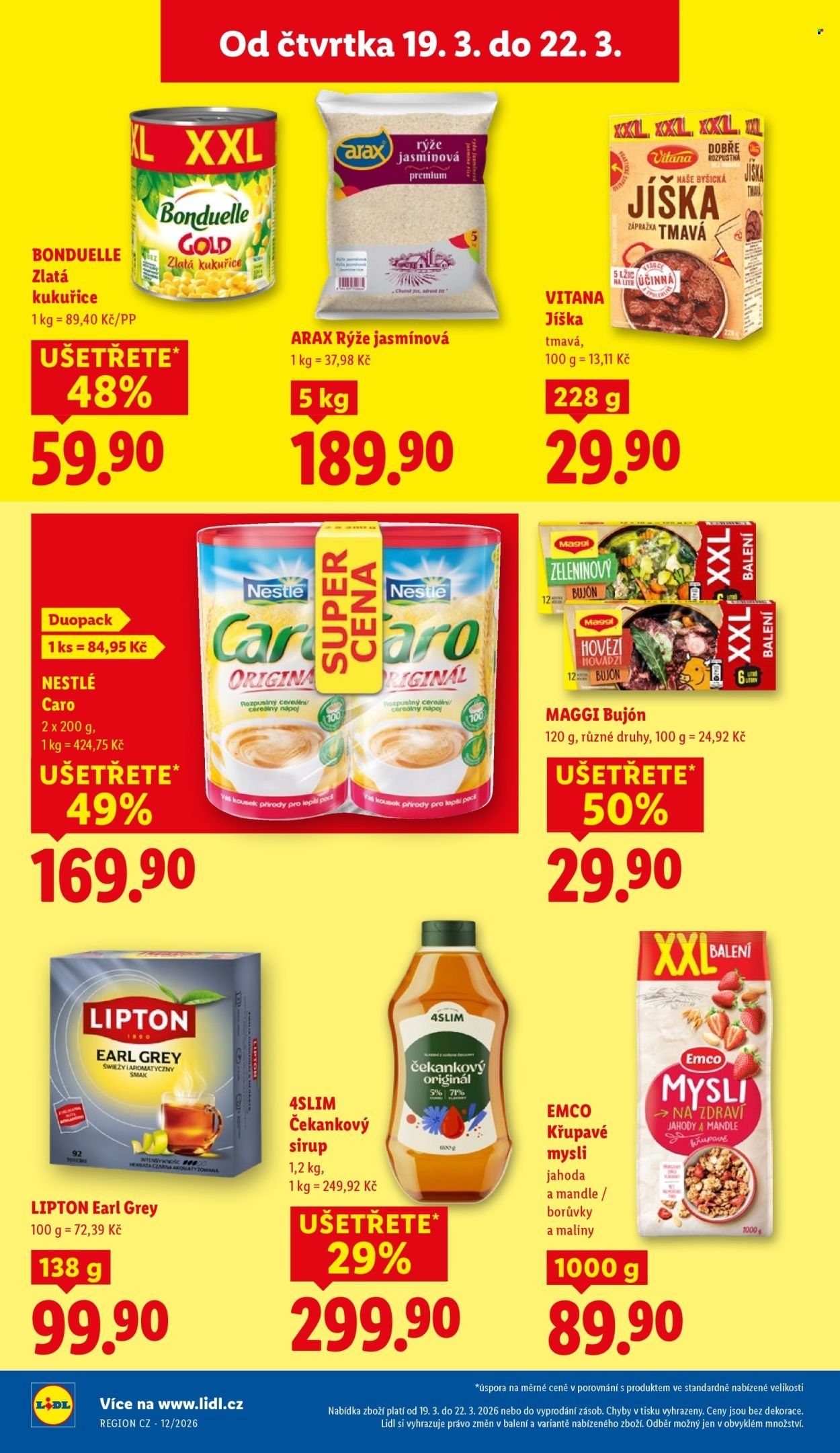 LIDL leták - Od čtvrtka 19.3.2026 (2026-03-19 - 2026-03-22)