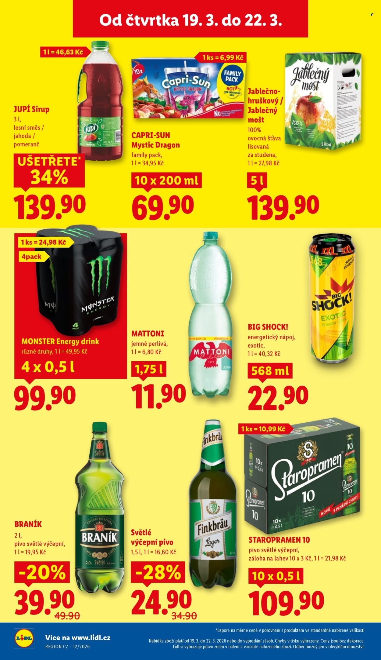 LIDL leták - Od čtvrtka 19.3.2026 (2026-03-19 - 2026-03-22)