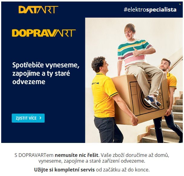DATART leták - Dopravart (2026-03-31 - 2026-04-02)