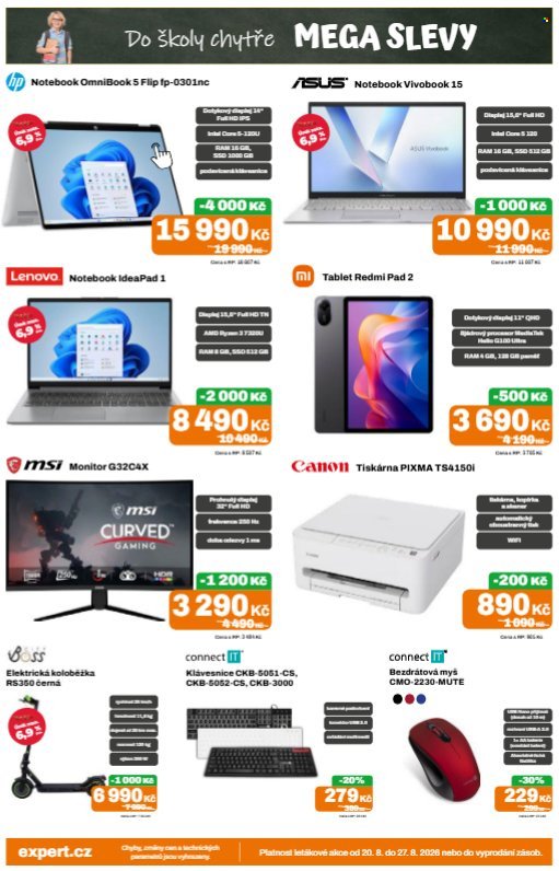 EXPERT leták - Od čtvrtka 20.8.2026