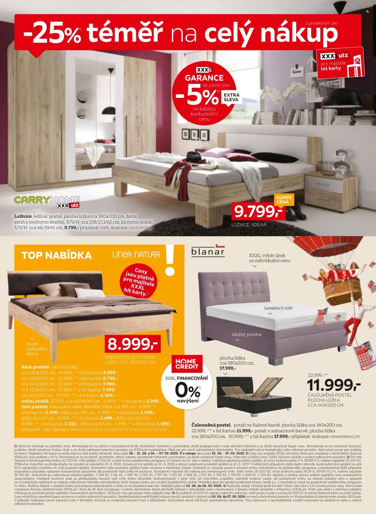 XXXLUTZ leták - Sleva 25 % téměř na celý nákup!