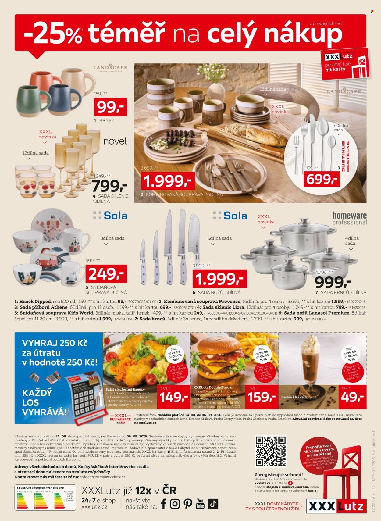 XXXLUTZ leták - Sleva 25 % téměř na celý nákup!