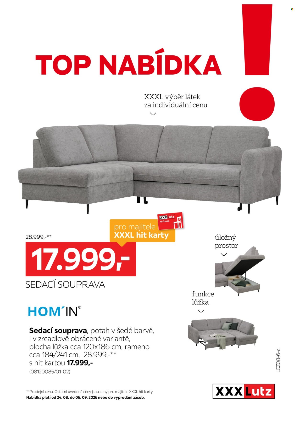 XXXLUTZ leták - Sleva 25 % téměř na celý nákup!
