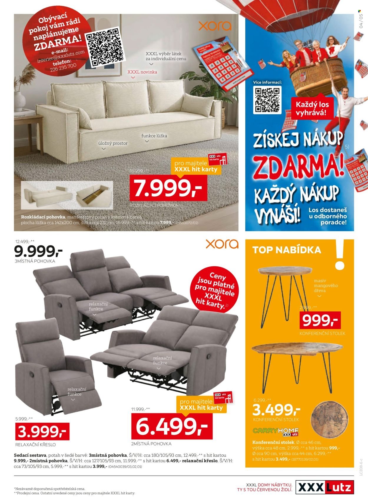 XXXLUTZ leták - Sleva 25 % téměř na celý nákup!