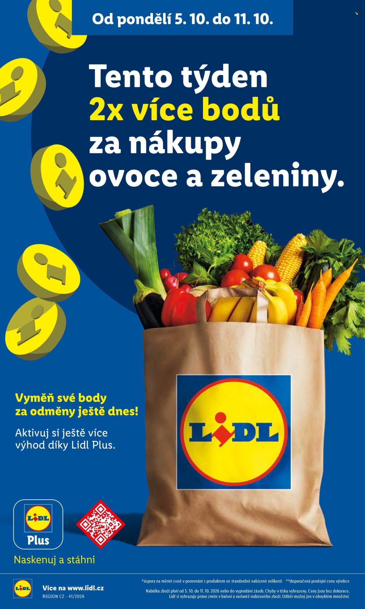 LIDL leták - Od pondělí 5.10.2026