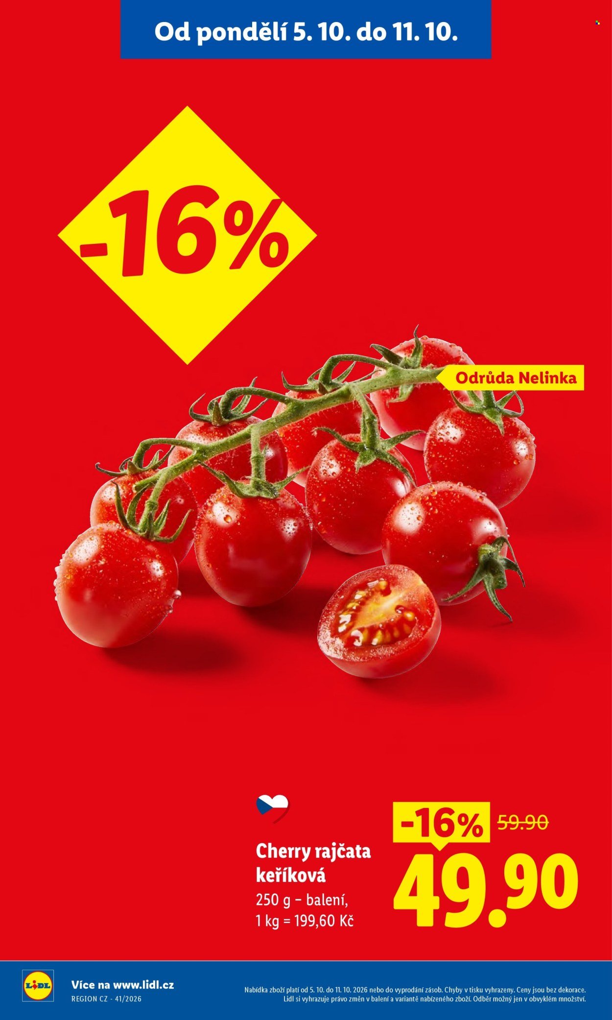 LIDL leták - Od pondělí 5.10.2026