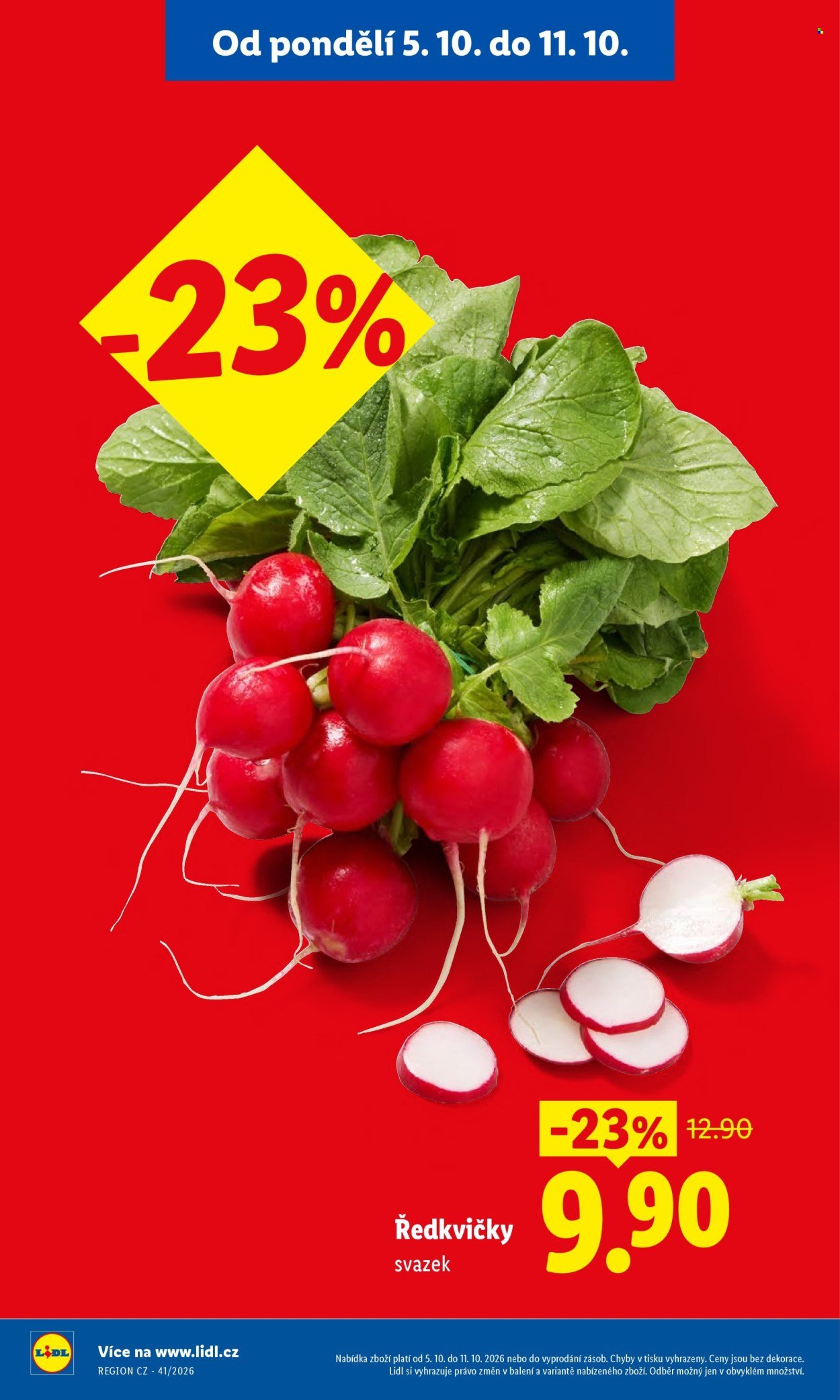LIDL leták - Od pondělí 5.10.2026