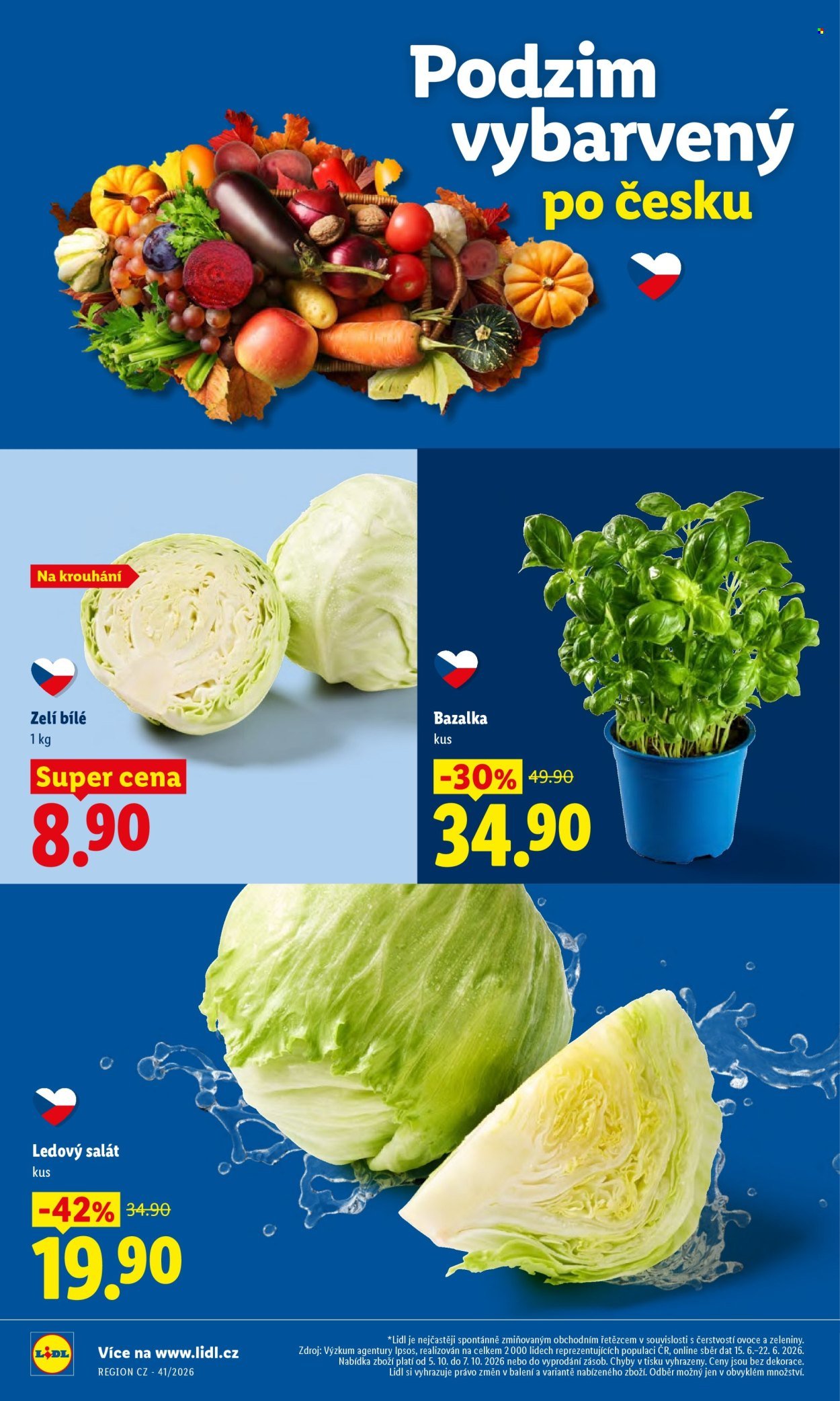 LIDL leták - Od pondělí 5.10.2026