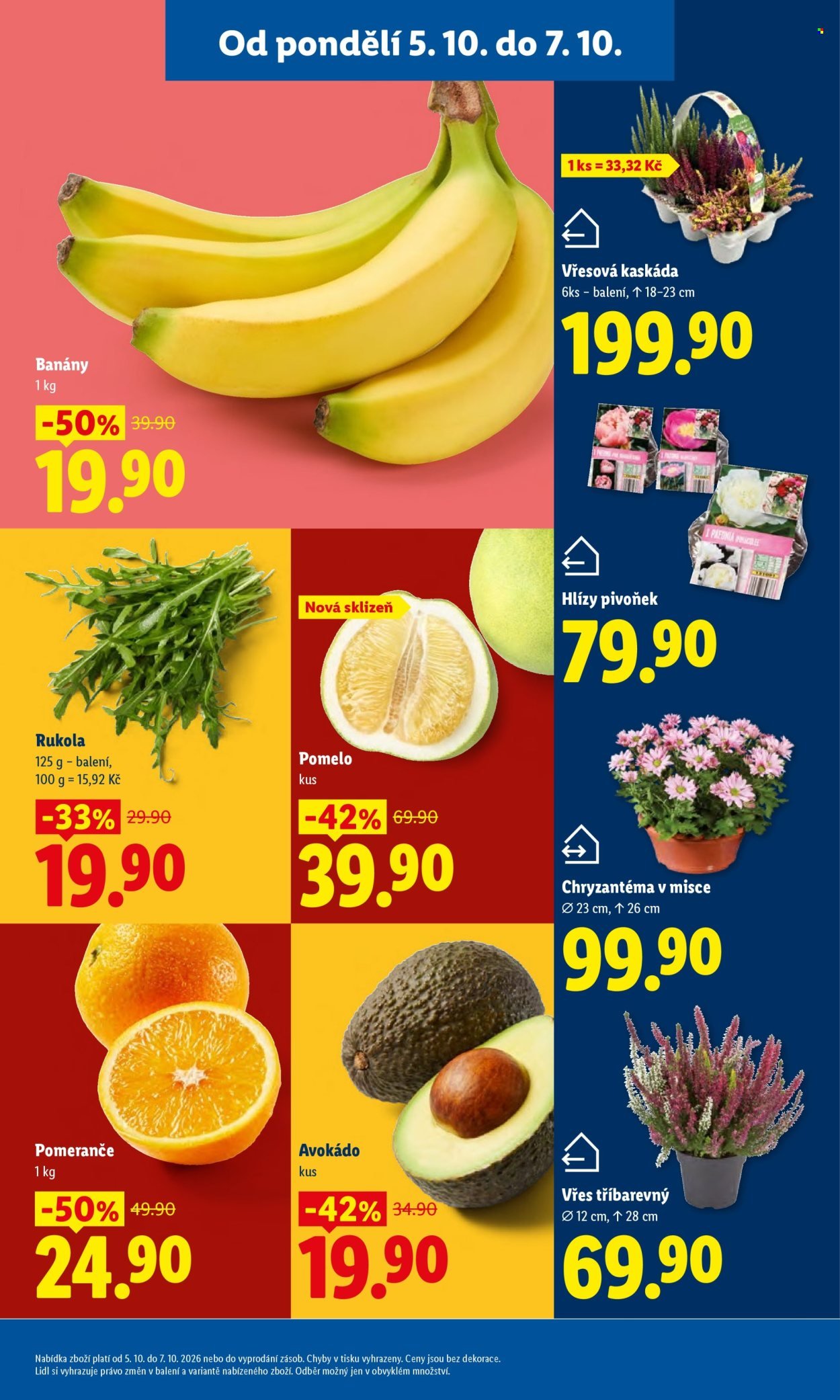 LIDL leták - Od pondělí 5.10.2026